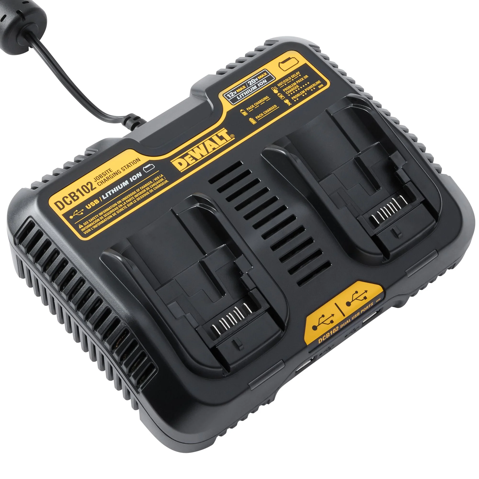 DeWalt 12V - 20V MAX Jobsite Charging Station - Image 3