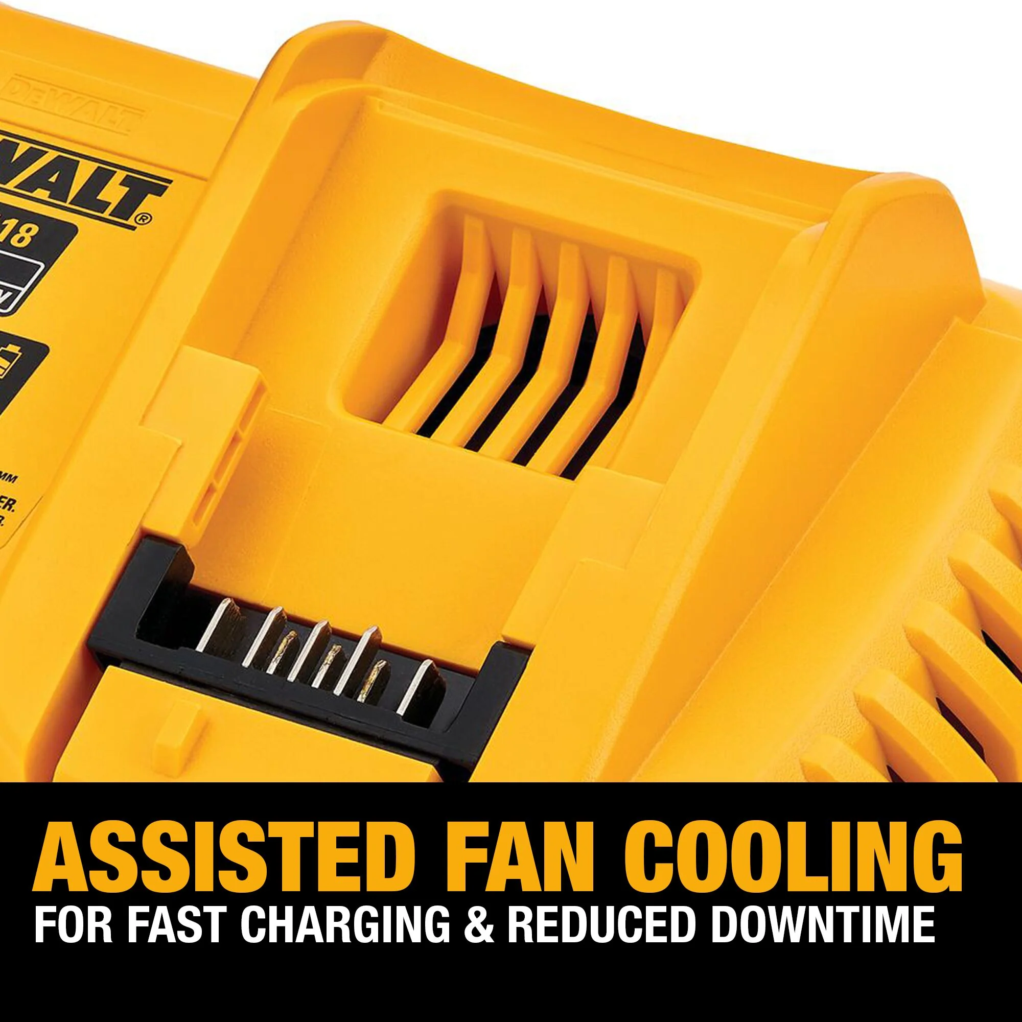DeWalt 20V MAX FLEXVOLT® 8A Fan Cooled Fast Charger - Image 10