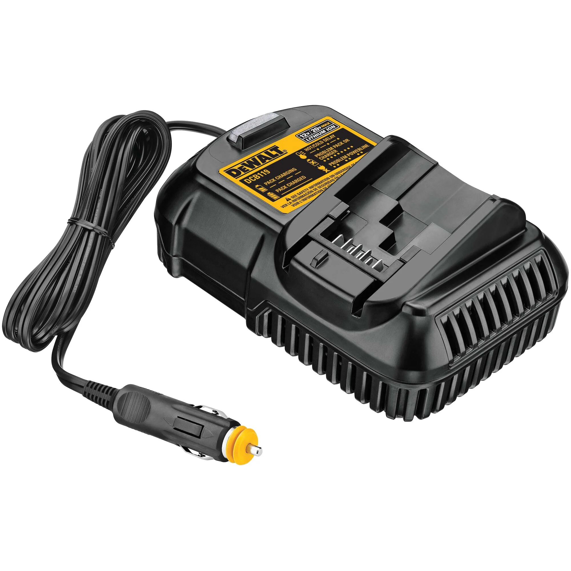 DeWalt 12V - 20V MAX Li-Ion Vehicle Battery Charger