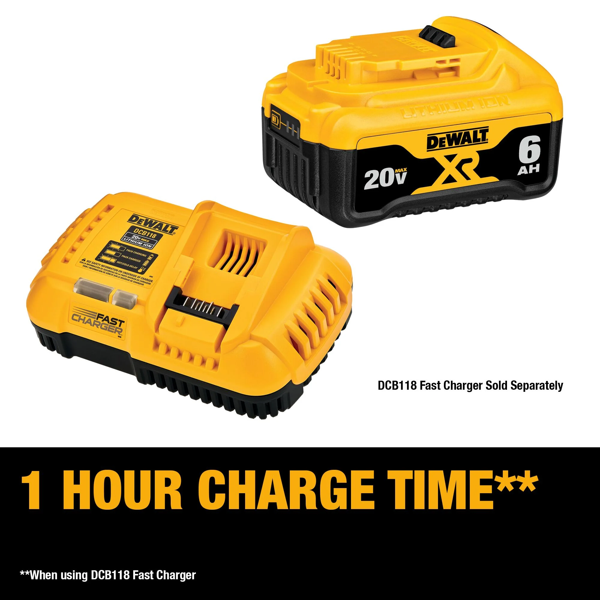 DeWalt 2PK 20V MAX XR Li-Ion Battery - 6.0Ah - Image 7