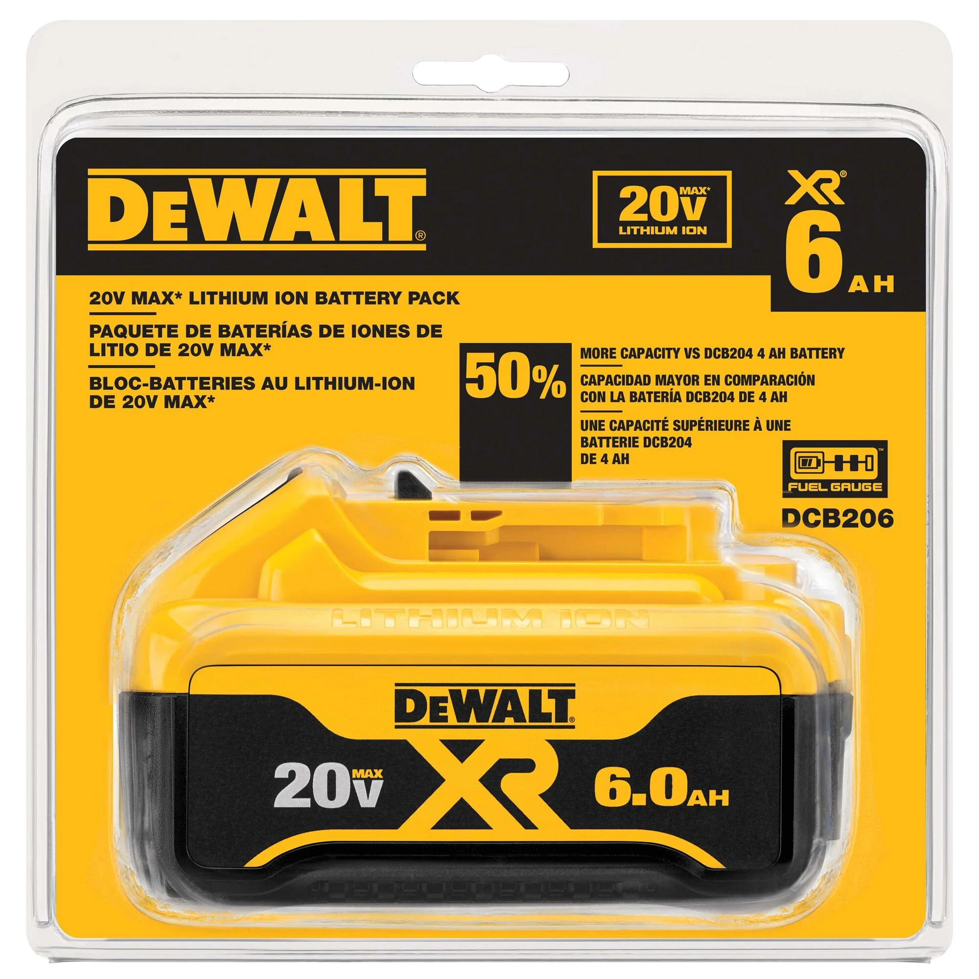 DeWalt 20V MAX XR Li-Ion Battery - 6.0Ah - Image 4