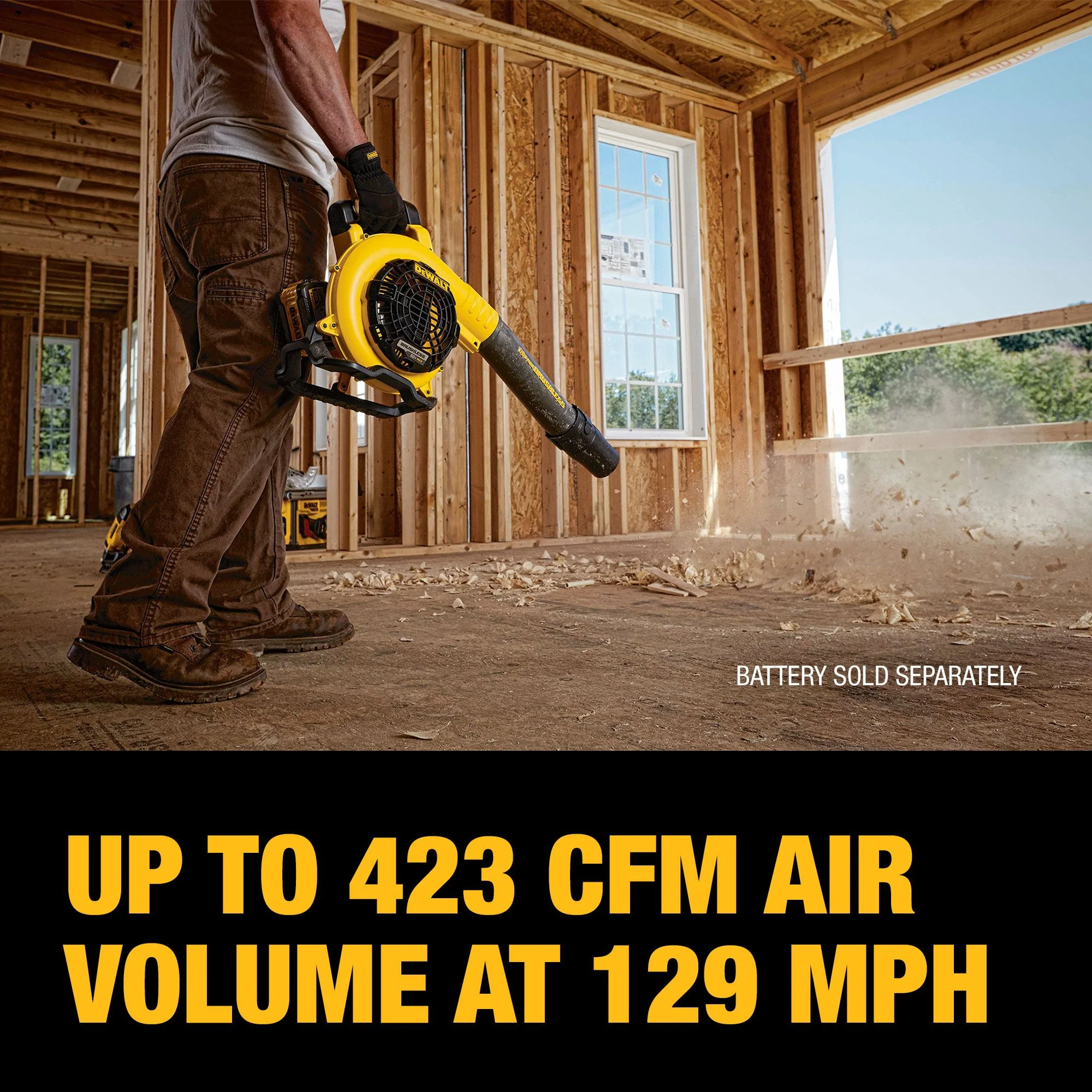 DeWalt FLEXVOLT 60V MAX Handheld Blower - Tool Only - Image 4