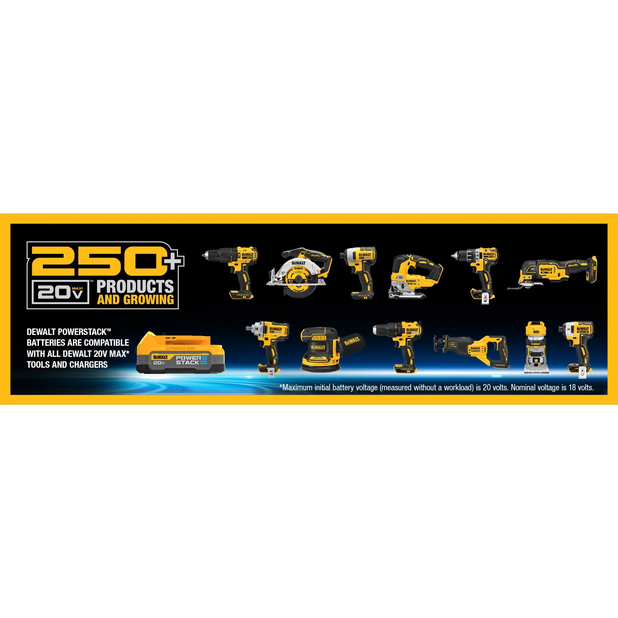 DeWalt 20V MAX POWERSTACK™ Compact Li-Ion Battery - 1.7Ah - Image 19
