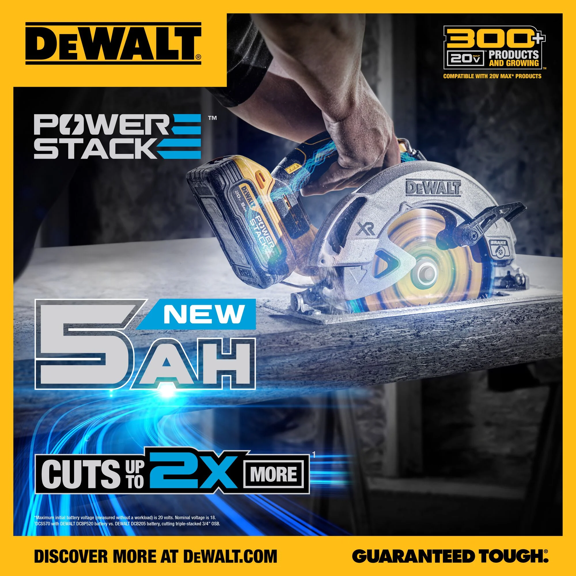 DeWalt 20V MAX POWERSTACK Li-Ion Battery - 5.0Ah - Image 10