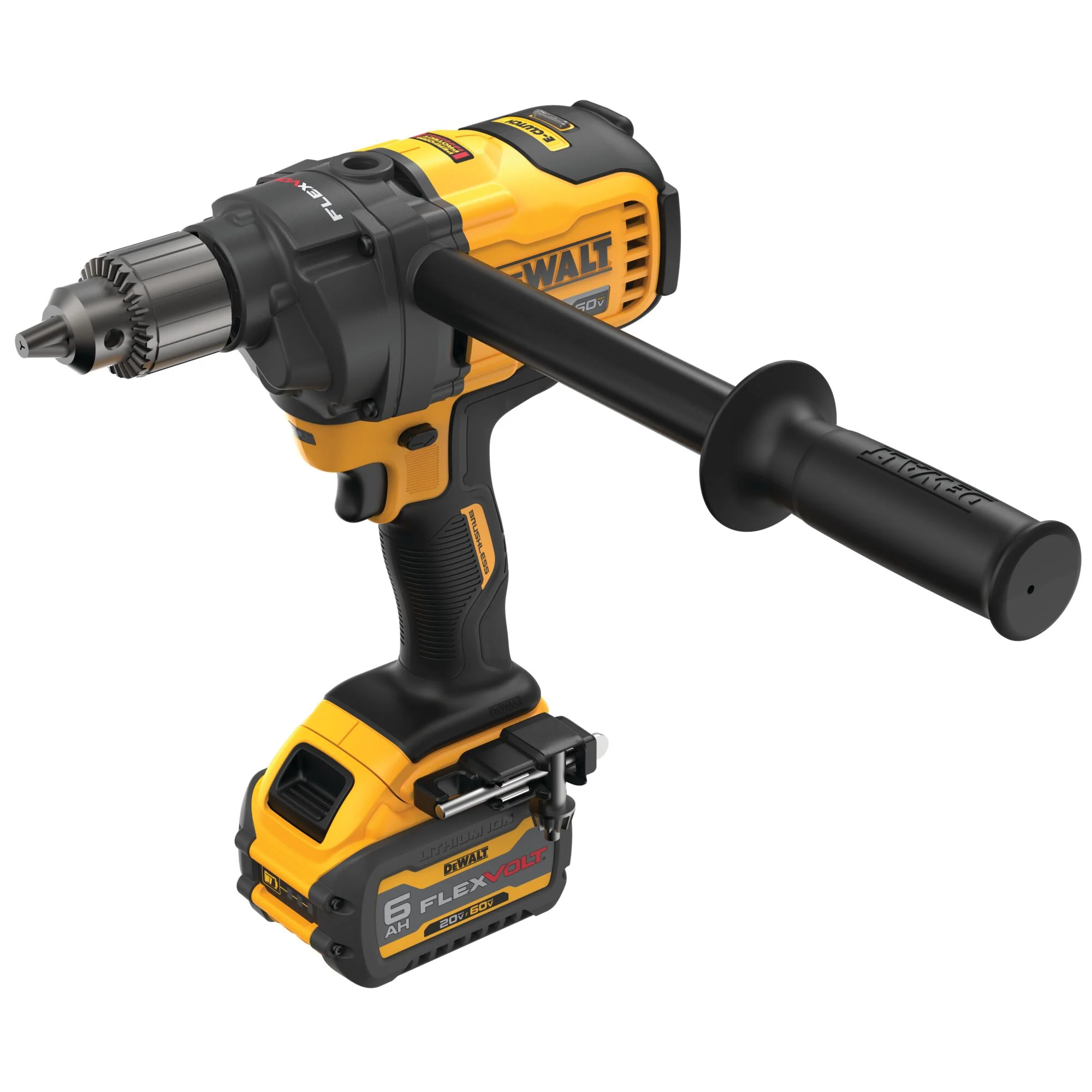 DeWalt 60V MAX FLEXVOLT® Cordless Mixing Drill w/ E-Clutch System Kit - Image 4
