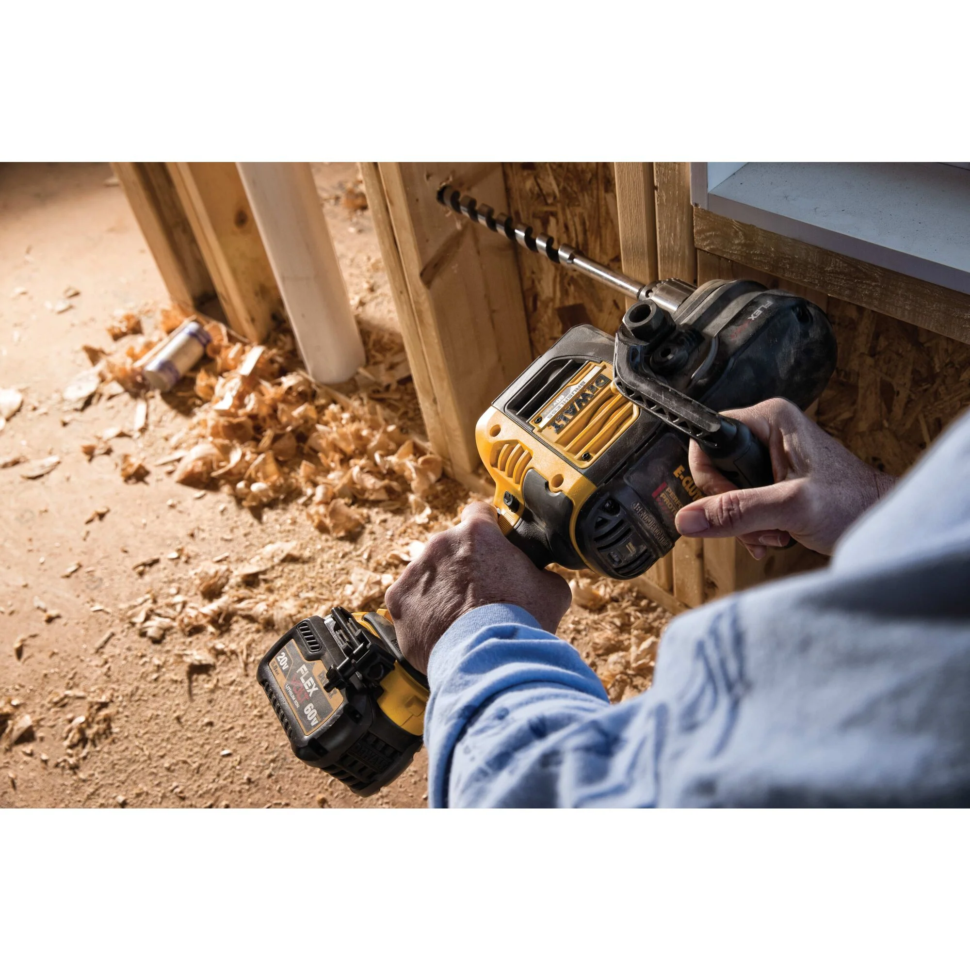 DeWalt 60V MAX FLEXVOLT® VSR Stud & Joist Drill Kit - 1 Battery - Image 14