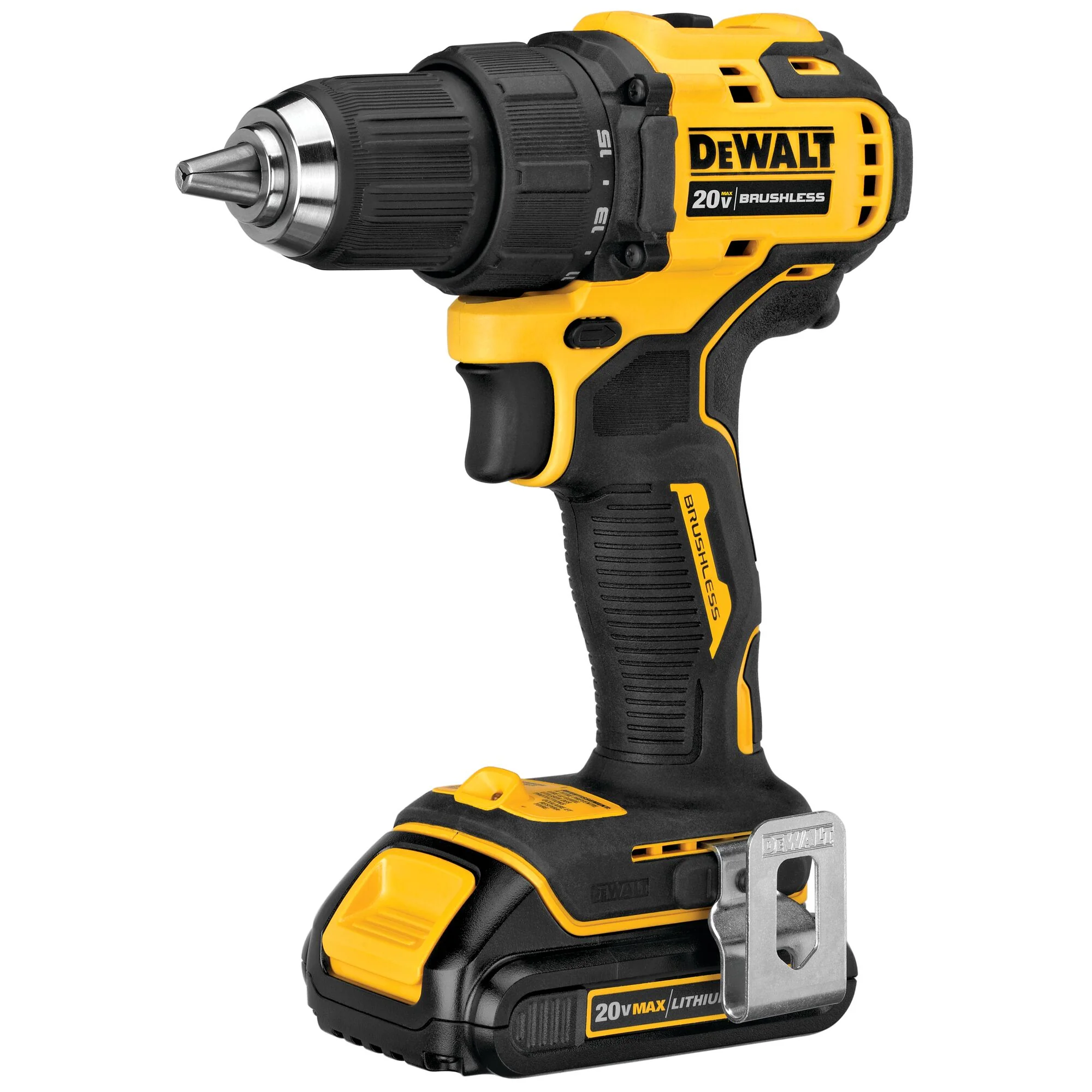 DeWalt ATOMIC™ 20V MAX Brushless Compact 1/2" Drill/Driver Kit - Image 2