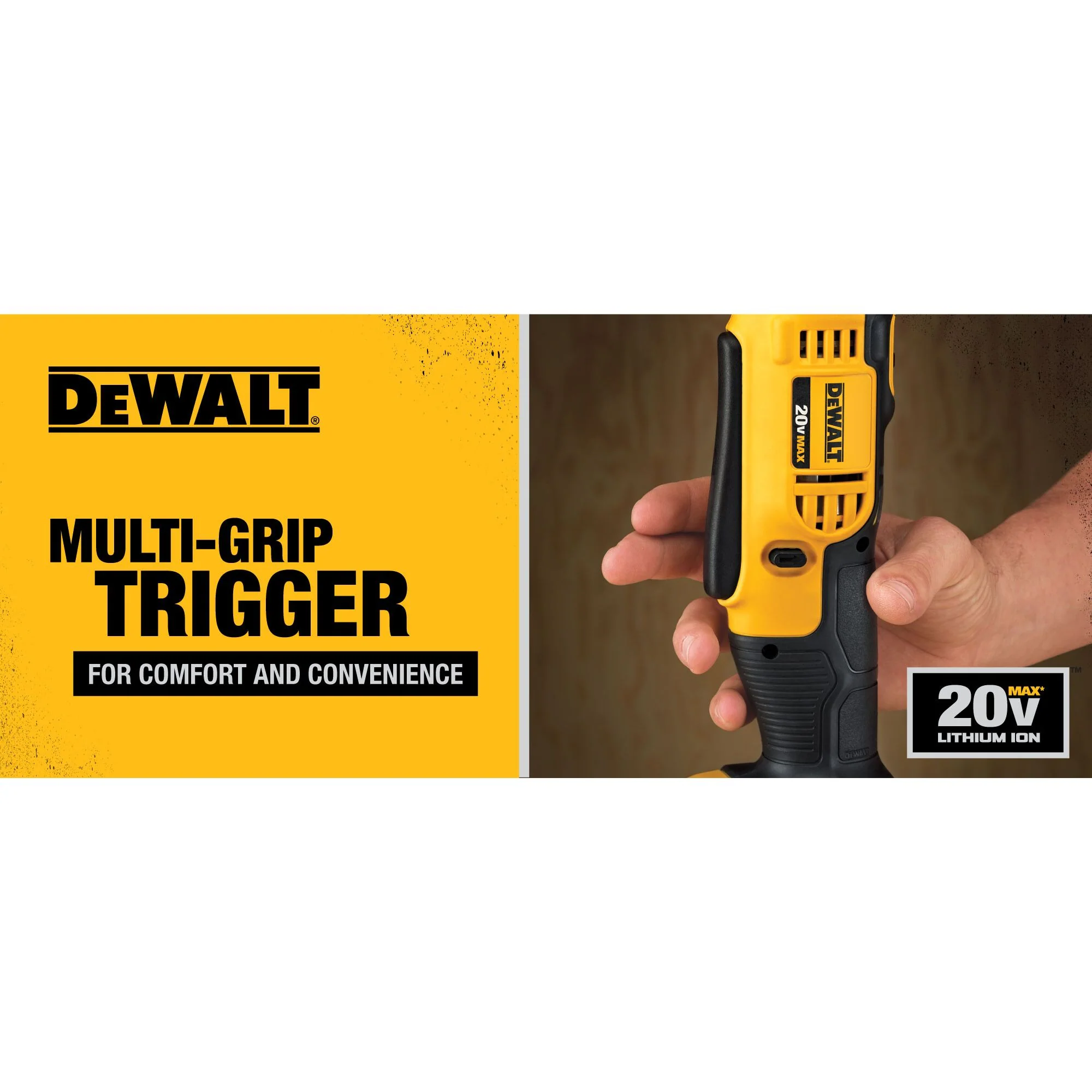 DeWalt 20V MAX 3/8" Right Angle Drill - Tool Only - Image 10