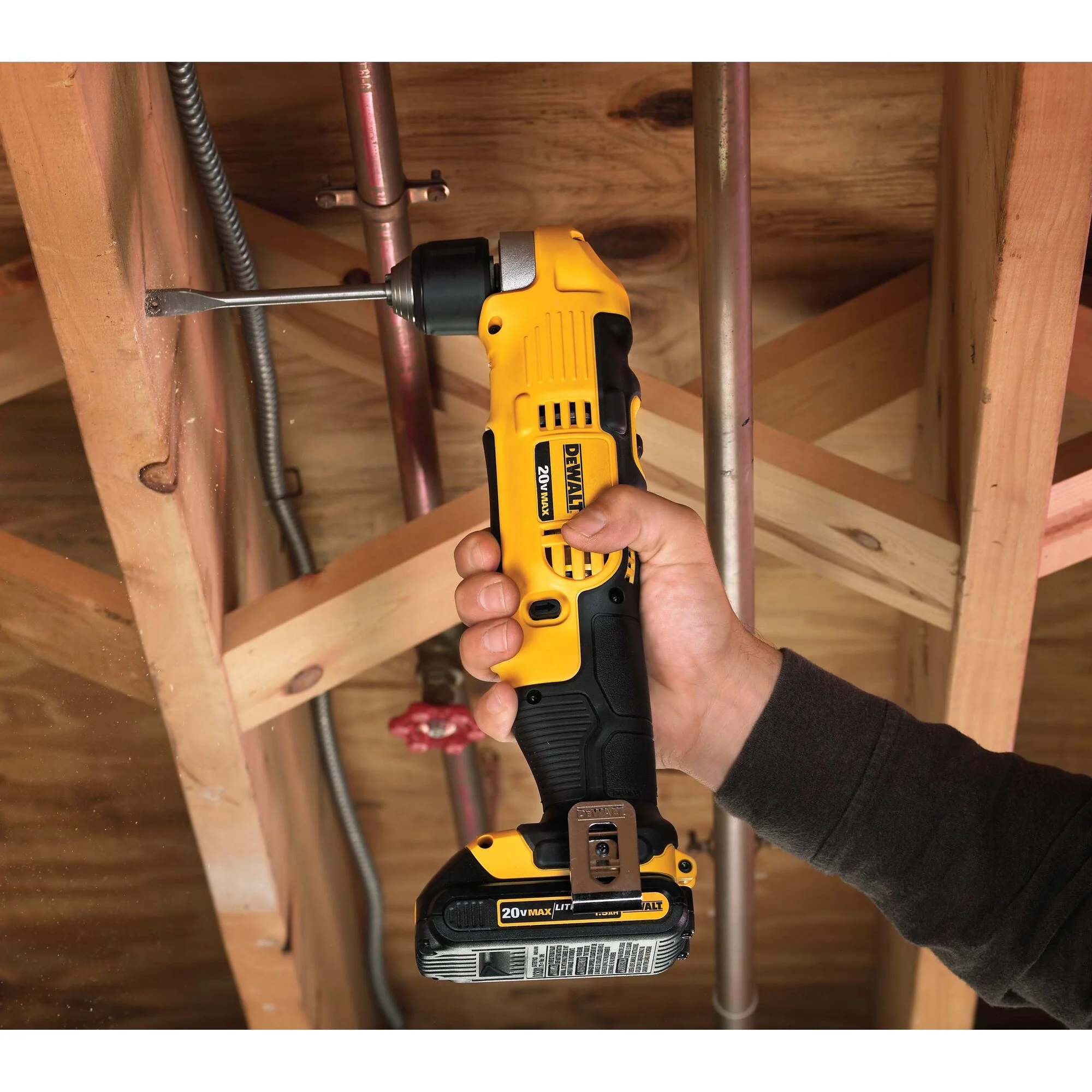 DeWalt 20V MAX 3/8" Right Angle Drill Kit - Image 9