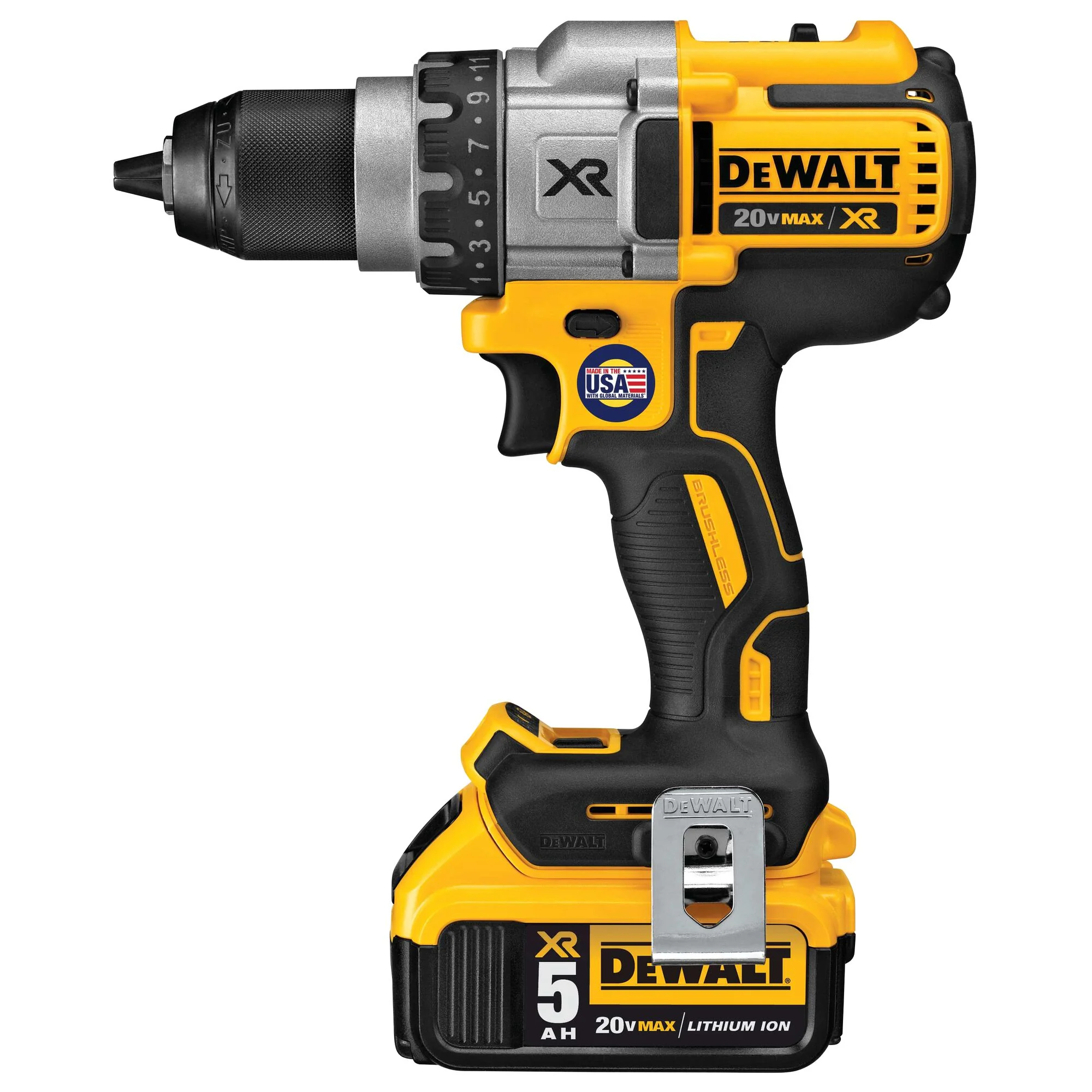 DeWalt 20V MAX XR® Cordless Brushless 3-Speed Drill/Driver Kit - Image 2