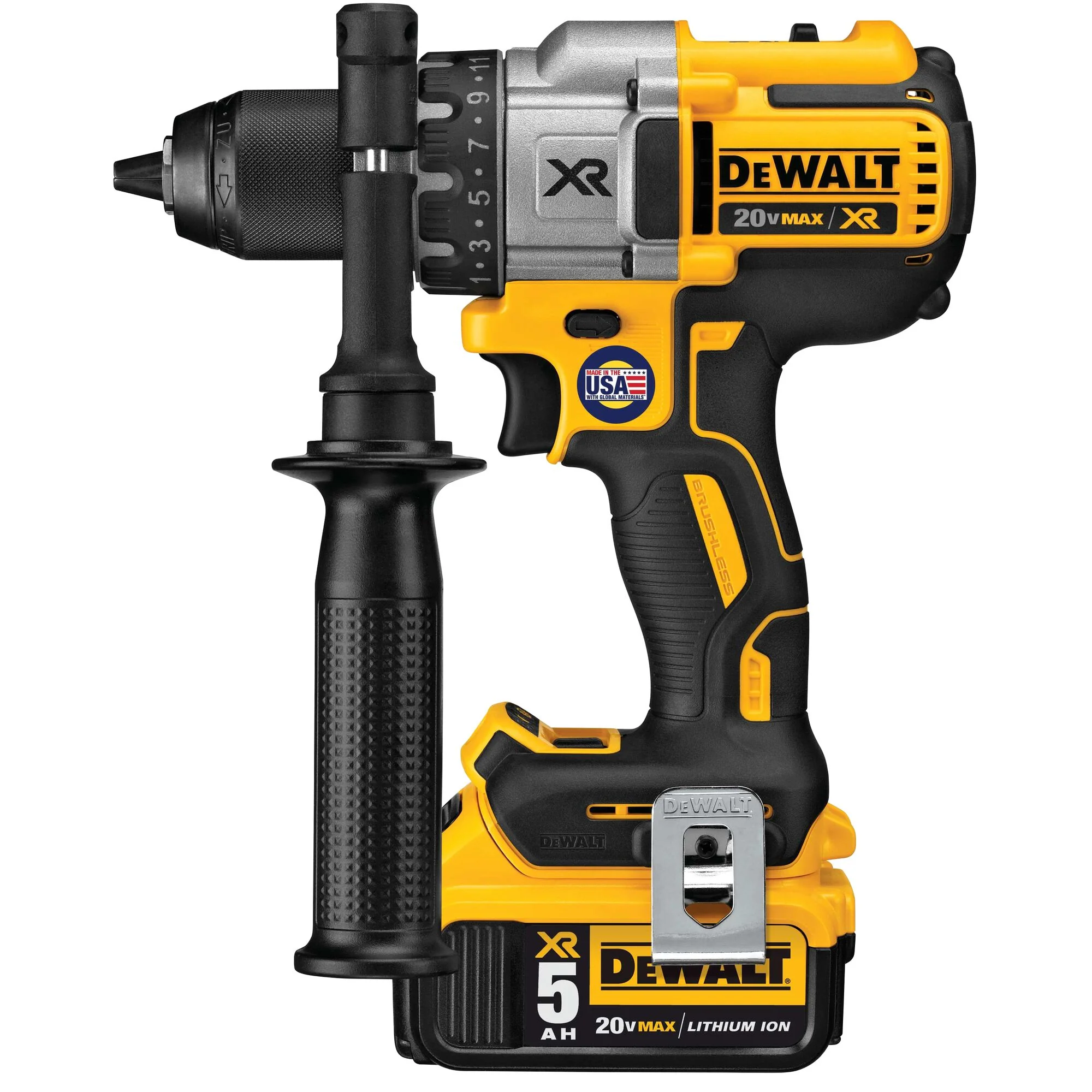 DeWalt 20V MAX XR® Cordless Brushless 3-Speed Drill/Driver Kit - Image 3