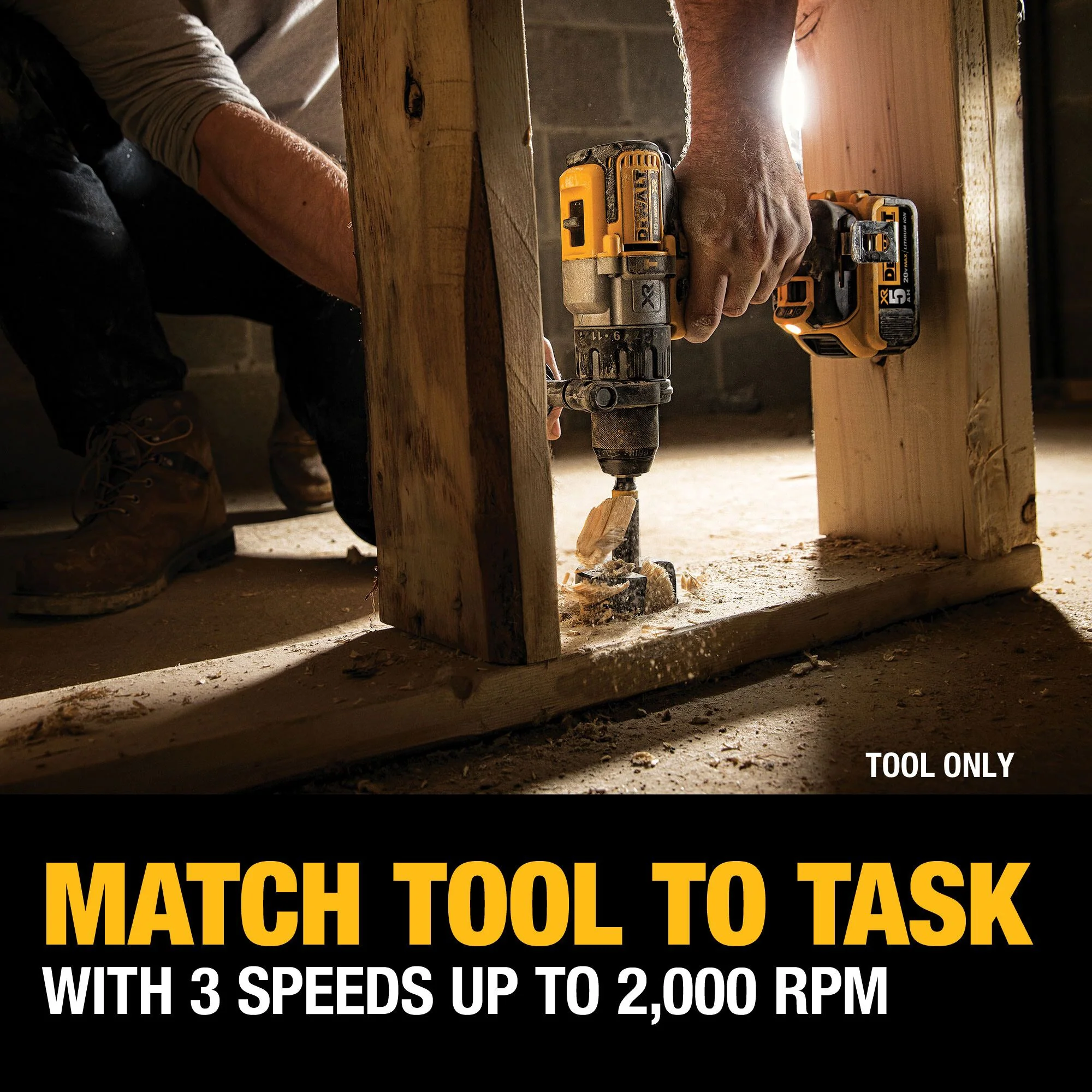 DeWalt 20V MAX XTREME™ 1/2" Cordless Brushless Hammer Drill Kit - Image 10