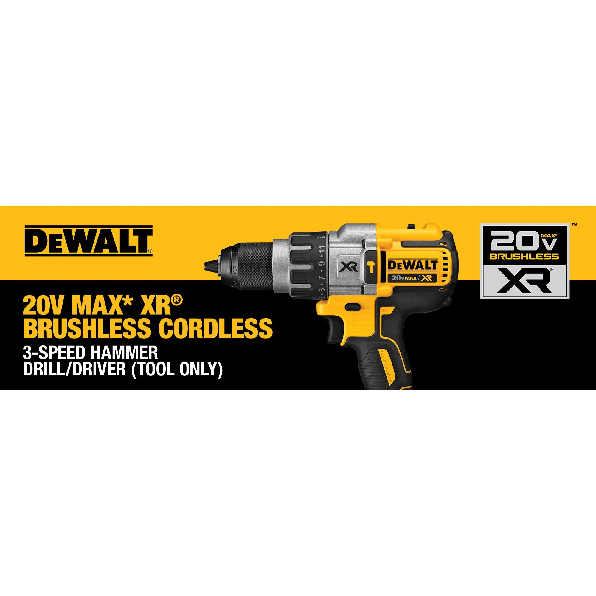 DeWalt 20V MAX XTREME™ 1/2" Cordless Brushless Hammer Drill Kit - Image 12