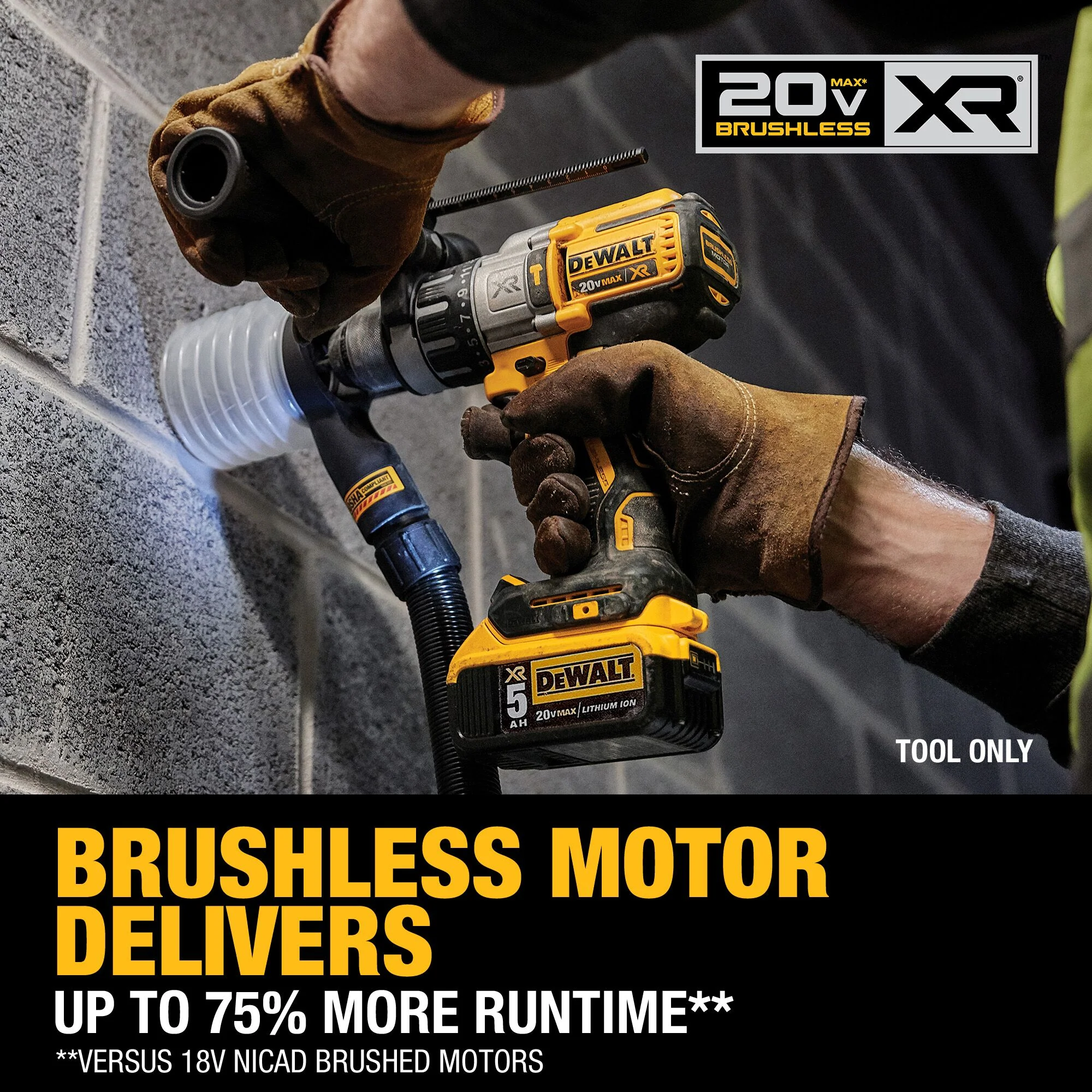DeWalt 20V MAX XTREME™ 1/2" Cordless Brushless Hammer Drill Kit - Image 6