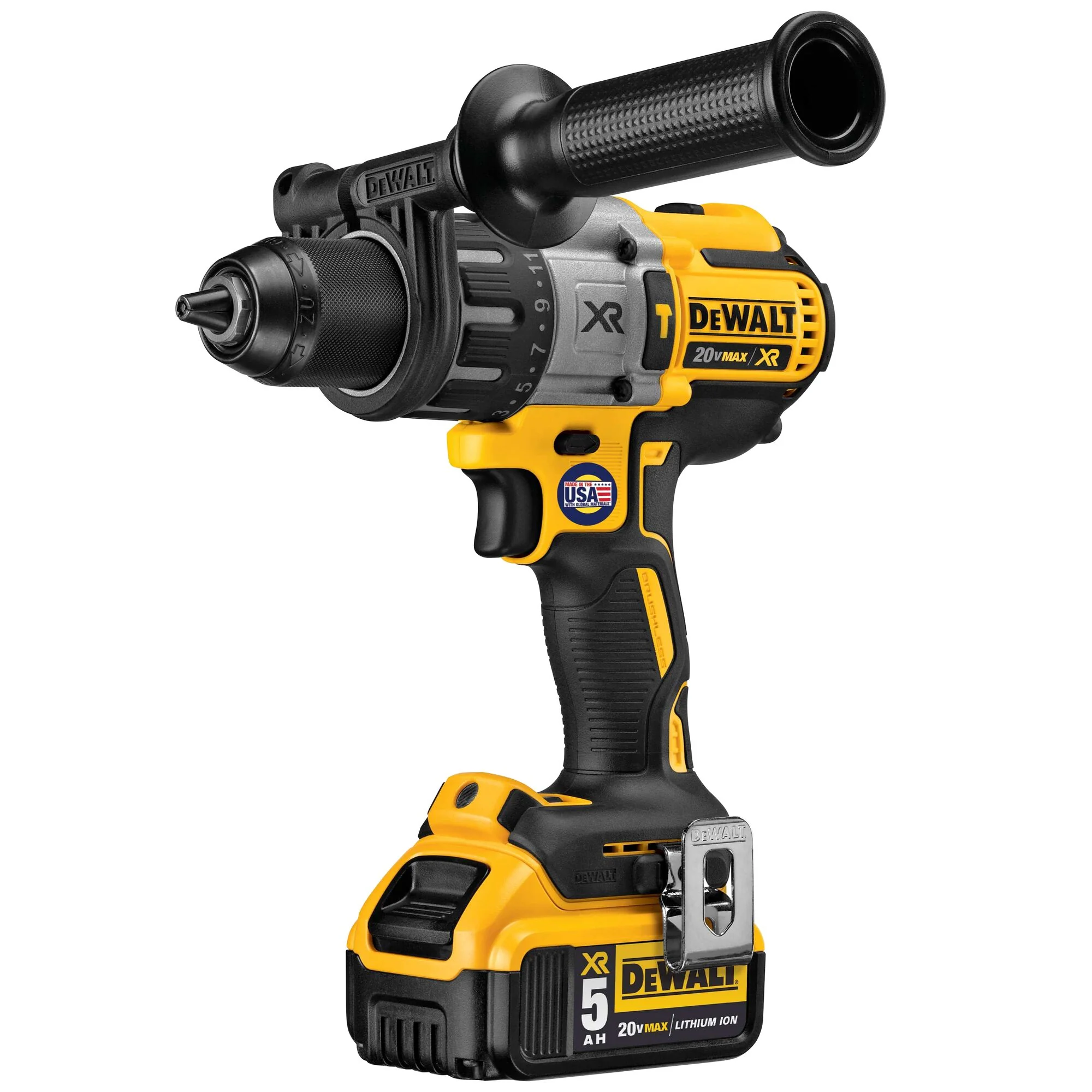 DeWalt 20V MAX XR® Cordless Brushless 3-Speed Hammer Drill/Driver Kit - Image 4