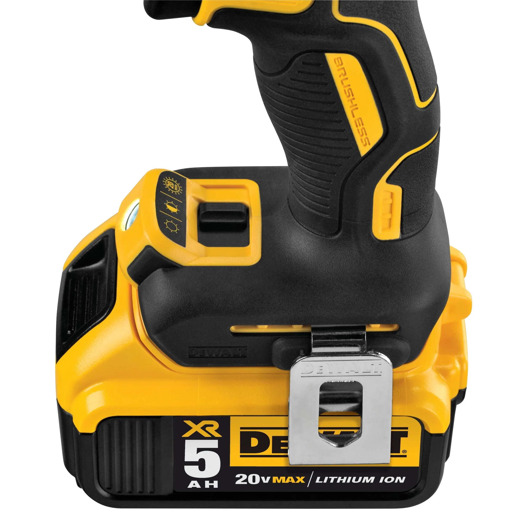 DeWalt 20V MAX XR® Cordless Brushless 3-Speed Hammer Drill/Driver Kit - Image 6