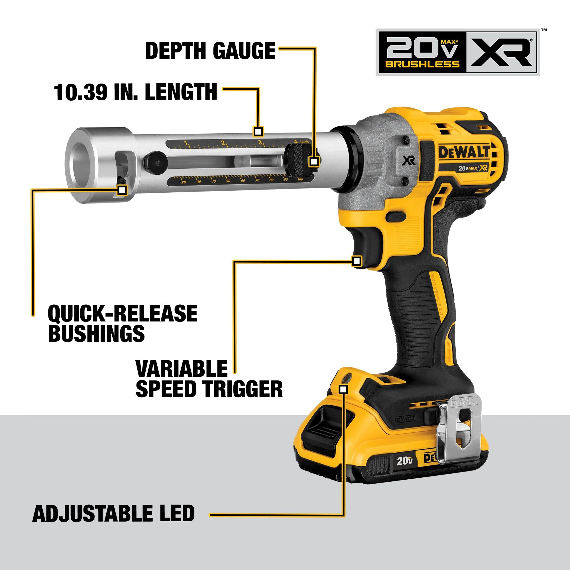 DeWalt 20V MAX XR® Cordless Cable Stripper Kit - Image 13