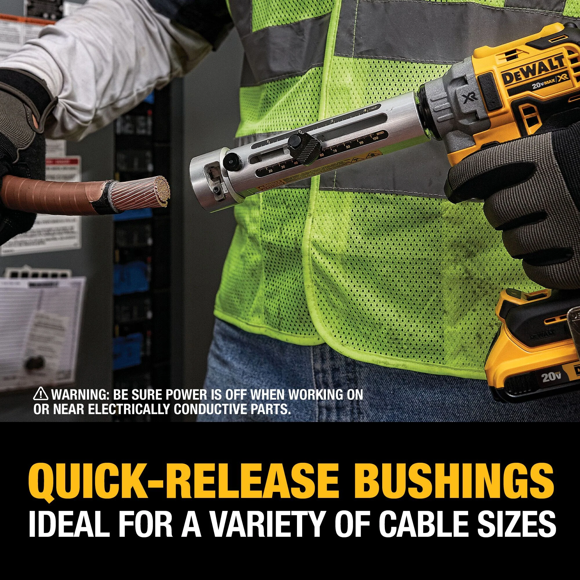 DeWalt 20V MAX XR® Cordless Cable Stripper Kit - Image 15