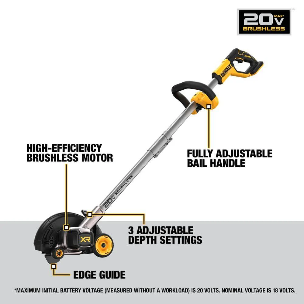DeWalt 20V MAX Brushless Edger - Tool Only - Image 4
