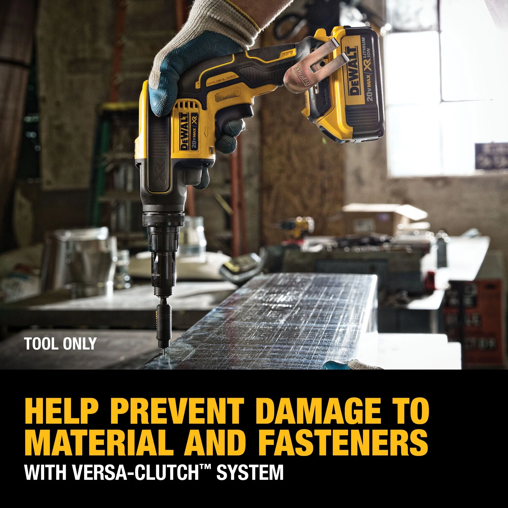 DeWalt 20V MAX XR® Versa-Clutch Adjustable Torque Screw Gun - Tool Only - Image 8
