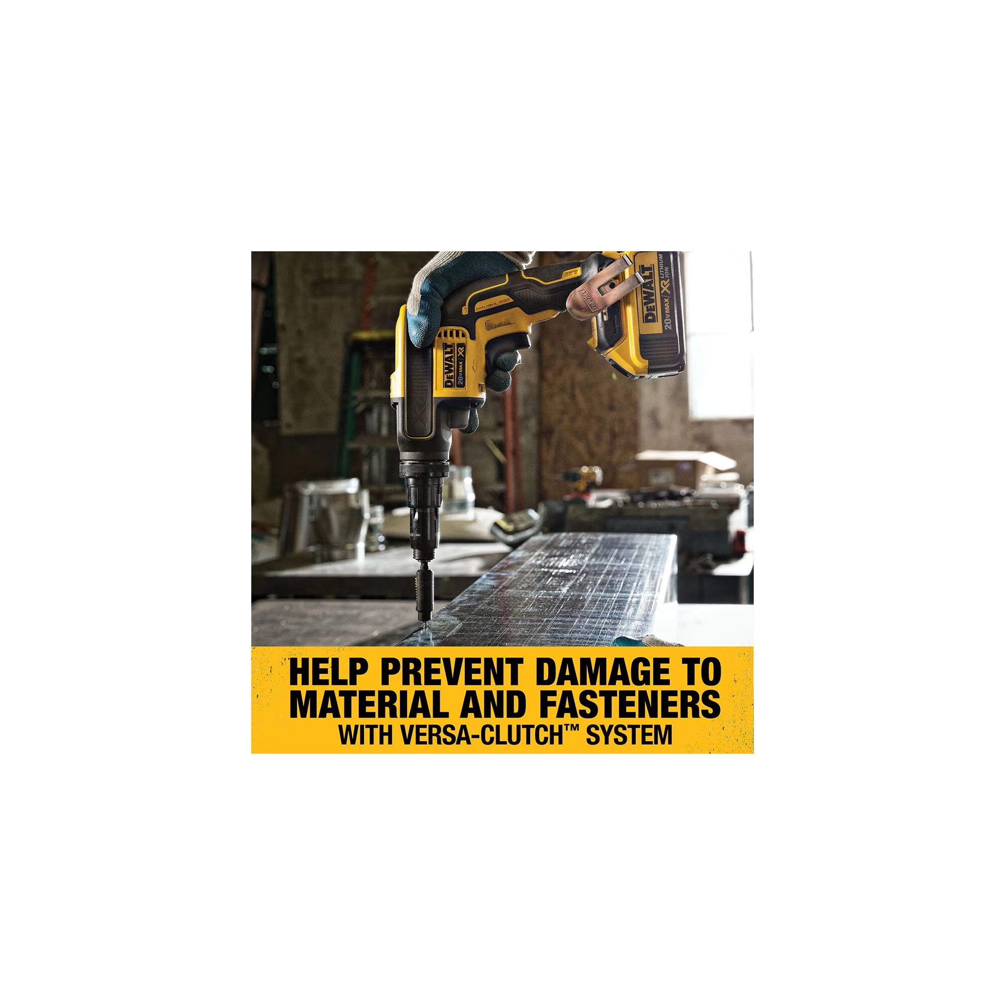 DeWalt 20V MAX XR® Versa-Clutch Adjustable Torque Screw Gun Kit - Image 10