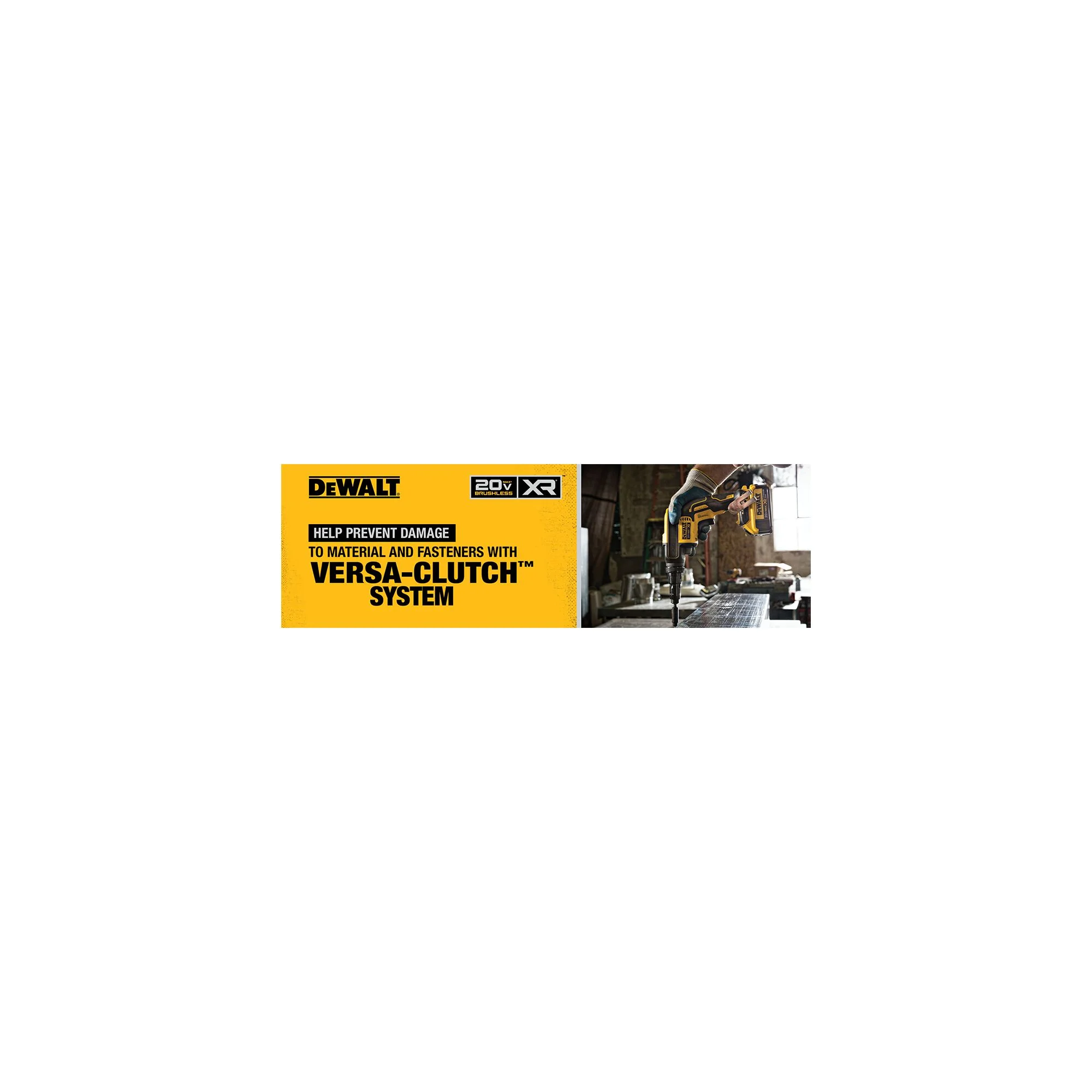 DeWalt 20V MAX XR® Versa-Clutch Adjustable Torque Screw Gun Kit - Image 13