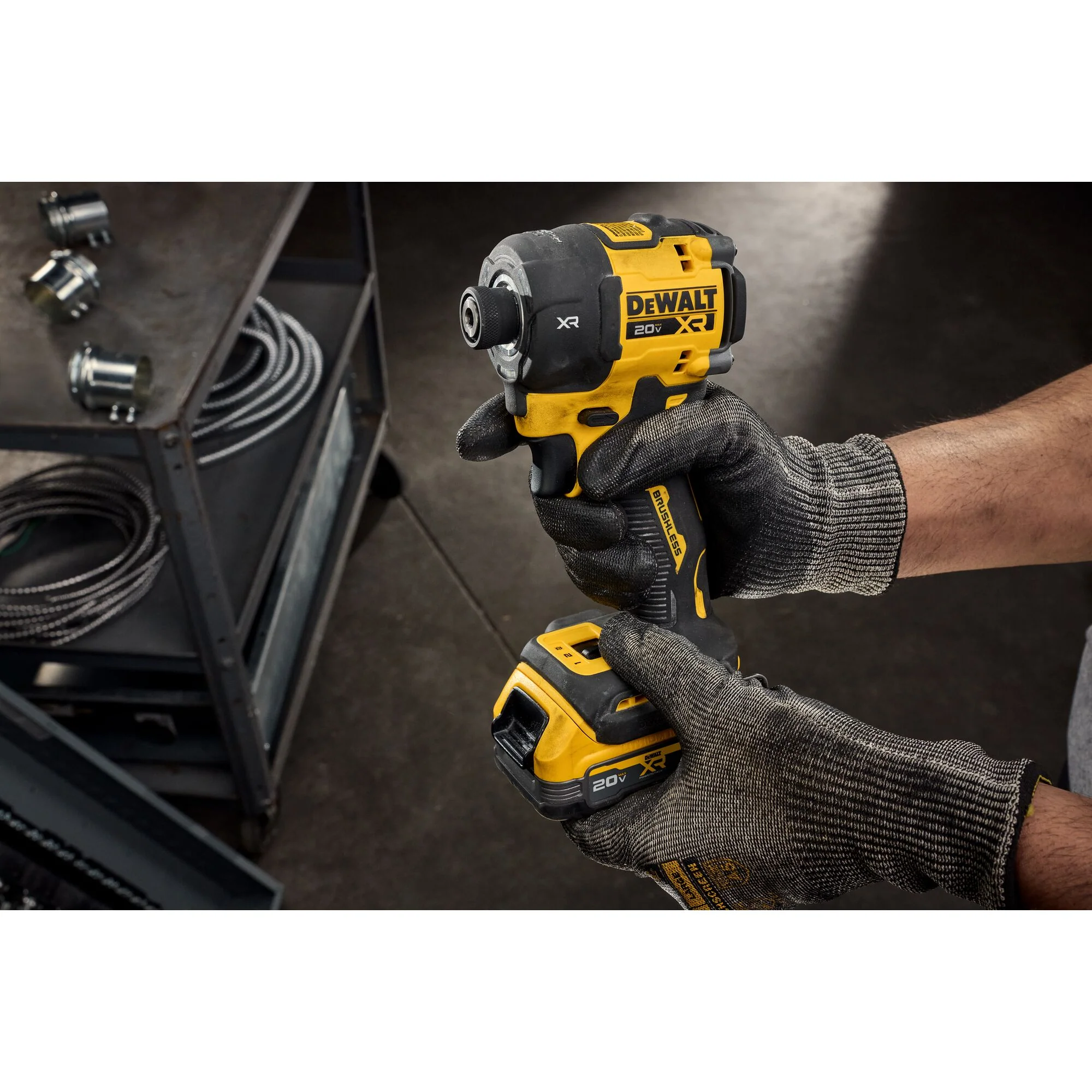 DeWalt 20V MAX XR Brushless Cordless 1/4" Quiet Hydraulic Impact Driver - Tool Only - Image 12