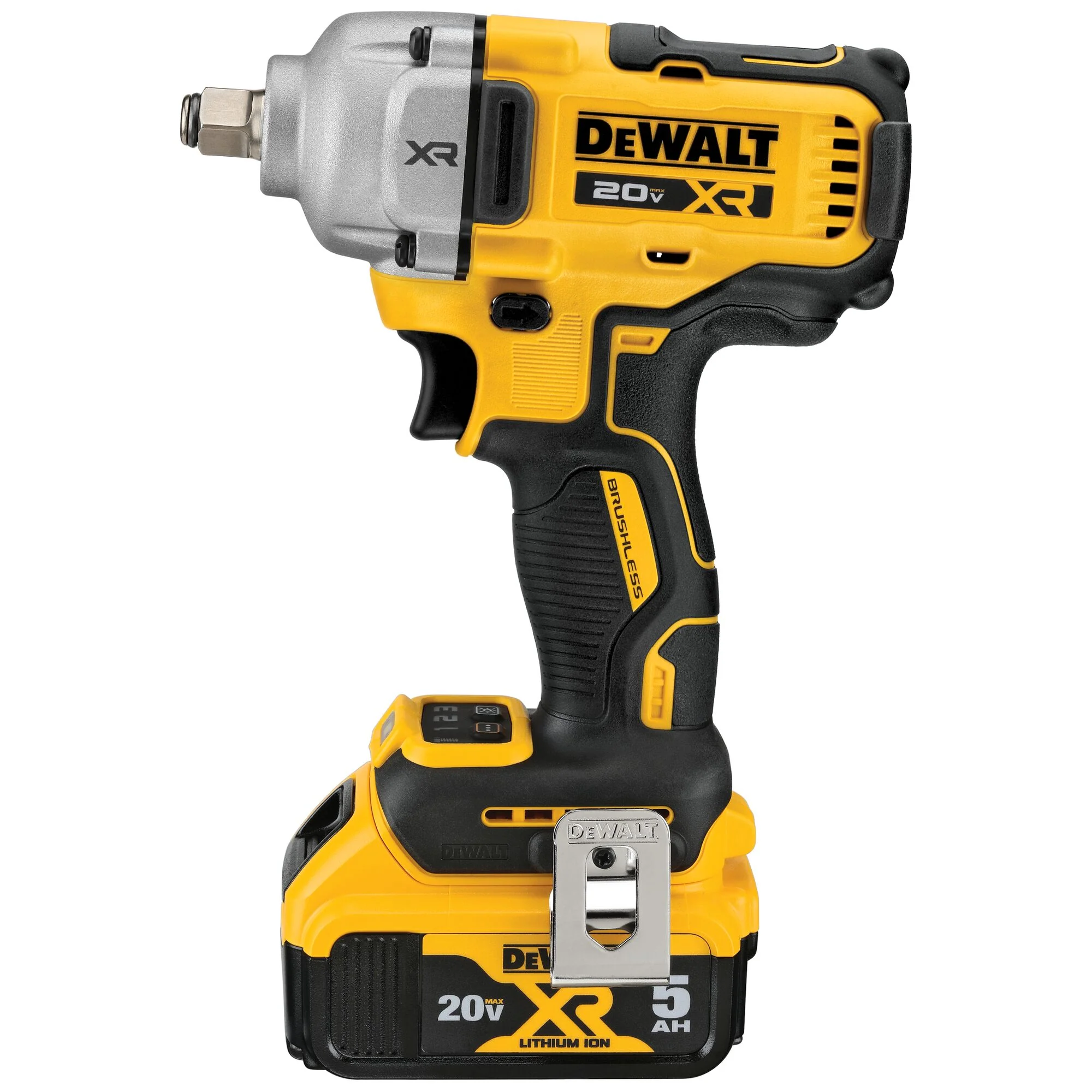 DeWalt 20V MAX XR 1/2" Impact Wrench w/ Hog Ring Anvil Kit - Image 3