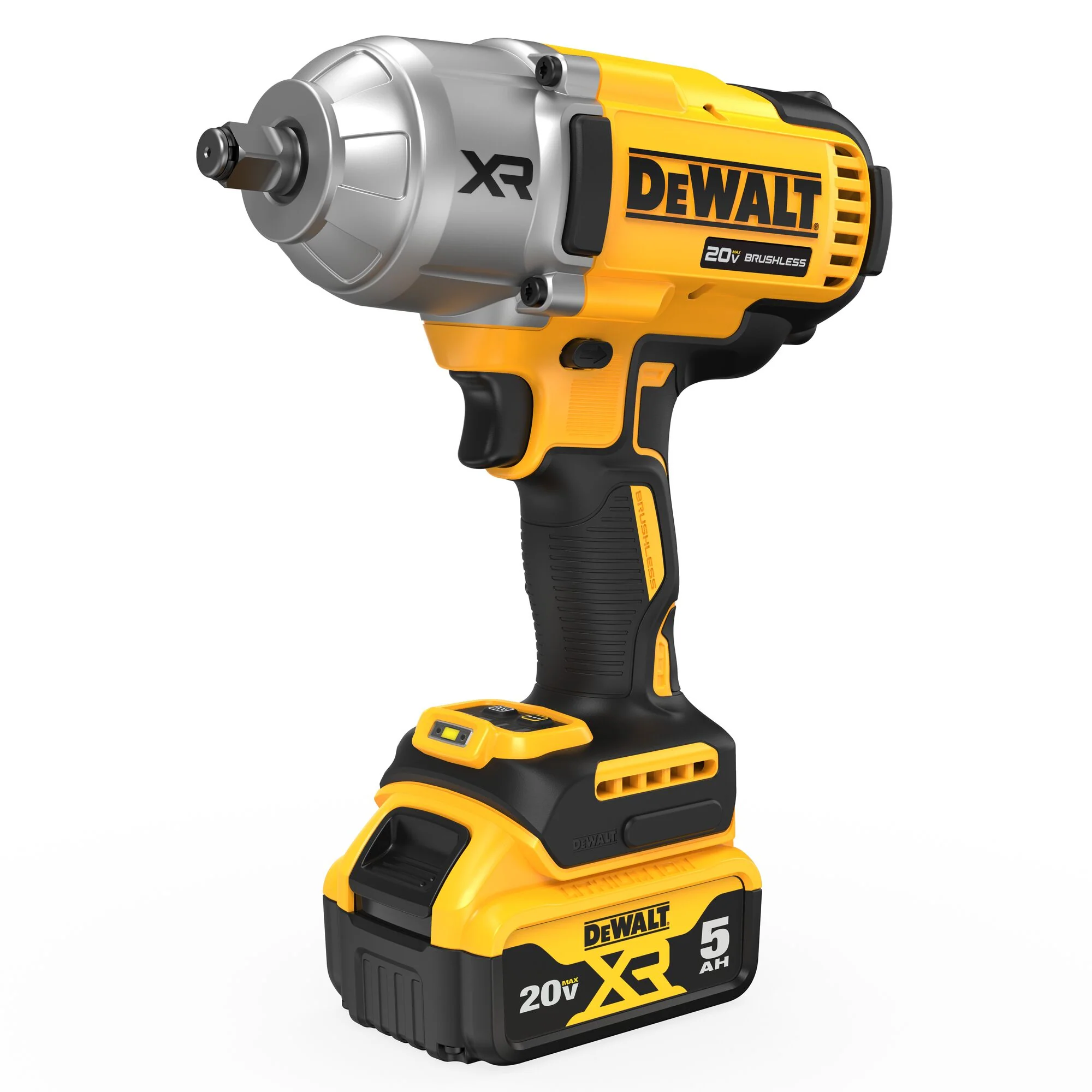 DeWalt 20V MAX XR® 1/2" High Torque Impact Wrench w/ Hog Ring Anvil Kit - Image 2