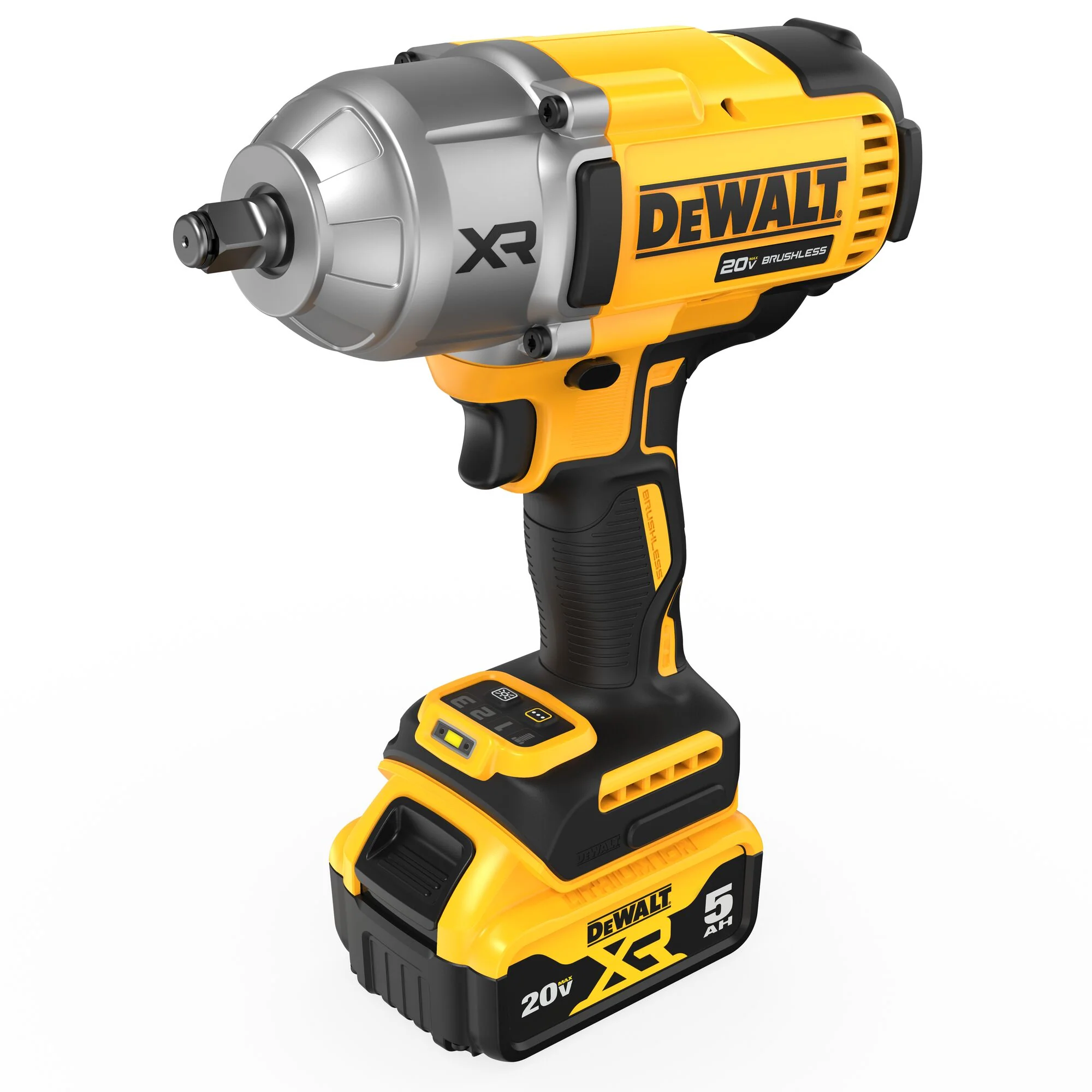 DeWalt 20V MAX XR® 1/2" High Torque Impact Wrench w/ Hog Ring Anvil Kit - Image 4
