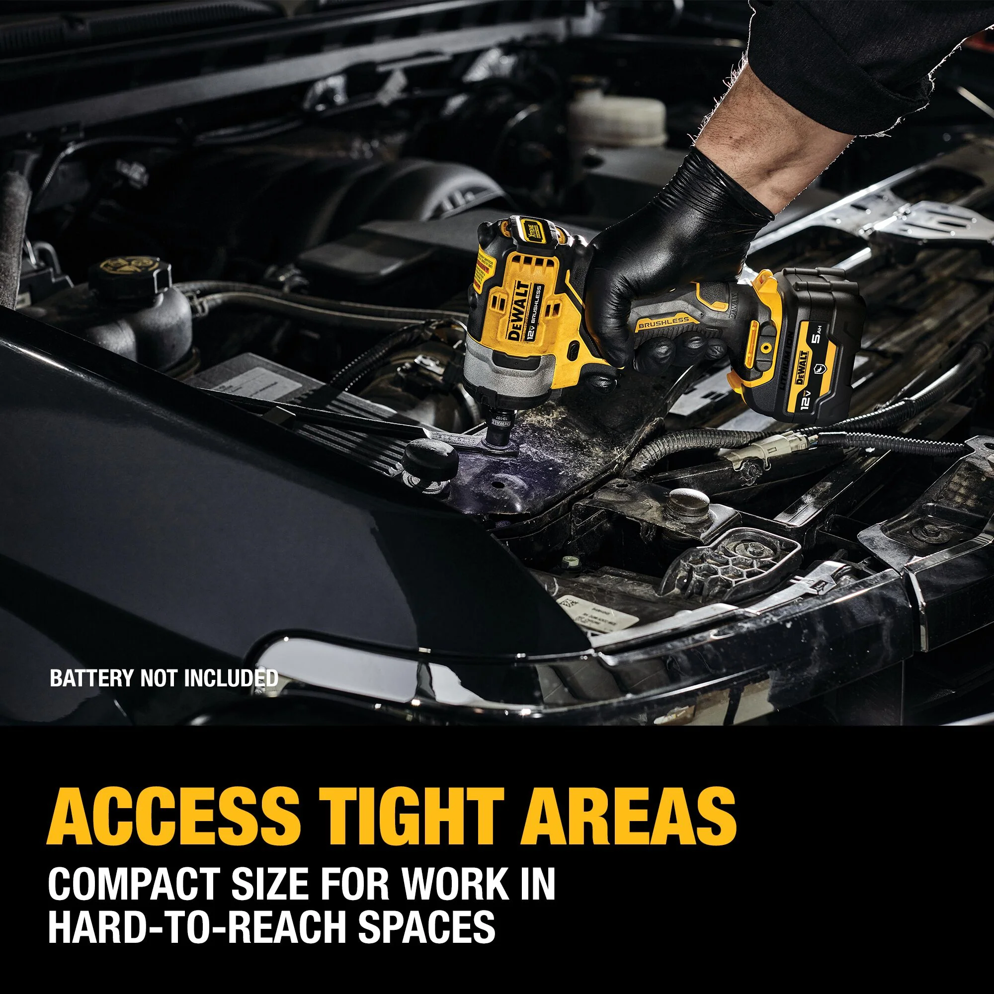 DeWalt 12V MAX XTREME Brushless Cordless 1/2" Impact Wrench - Tool Only - Image 2