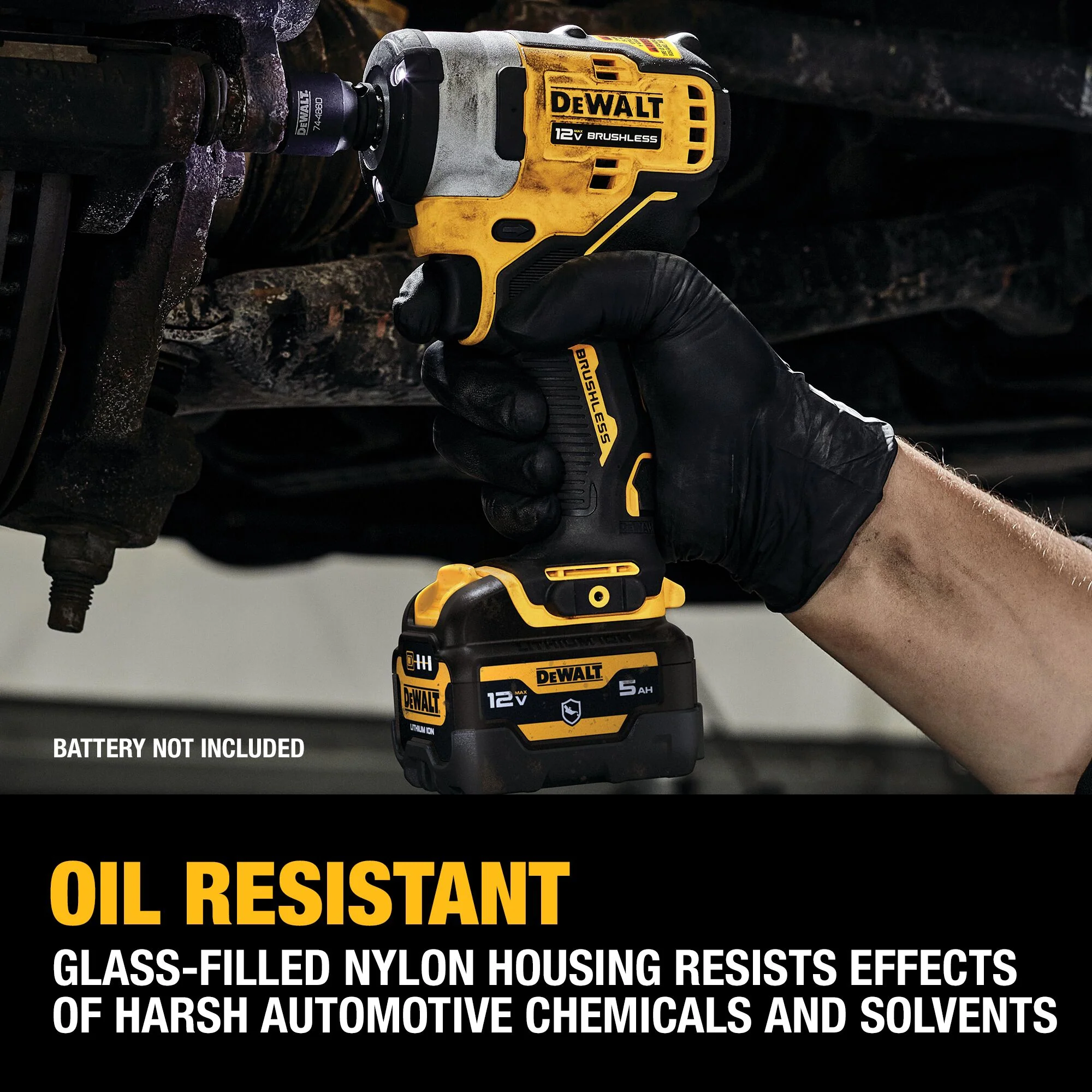 DeWalt 12V MAX XTREME Brushless Cordless 1/2" Impact Wrench - Tool Only - Image 3