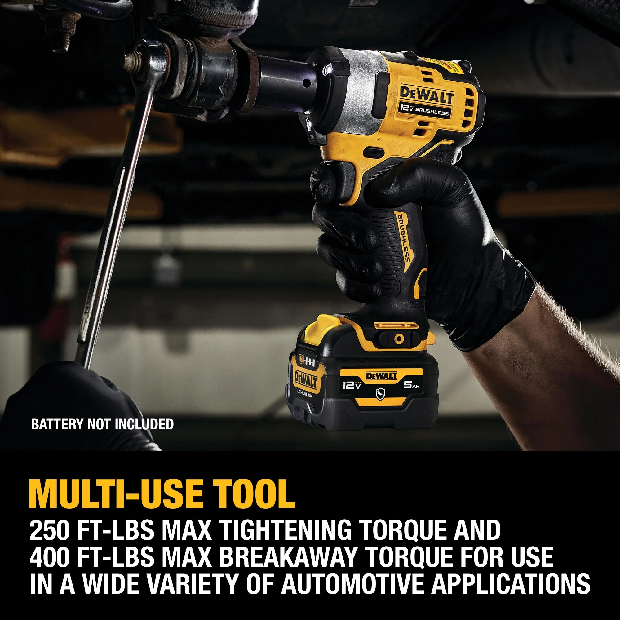 DeWalt 12V MAX XTREME Brushless Cordless 1/2" Impact Wrench - Tool Only - Image 5