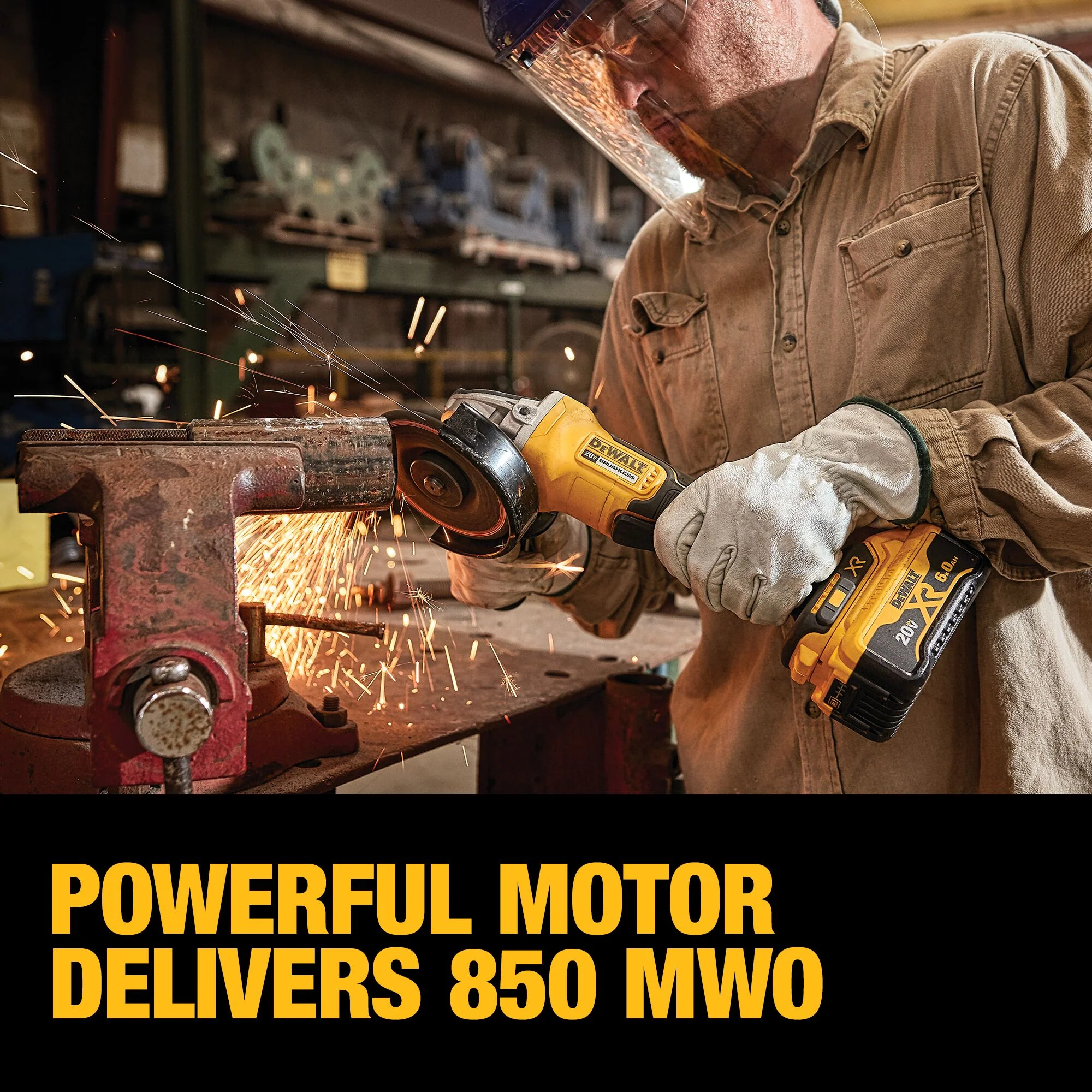 DeWalt 20V MAX XR® 4.5" Small Angle Grinder Kit w/ Kickback Brake - Image 11