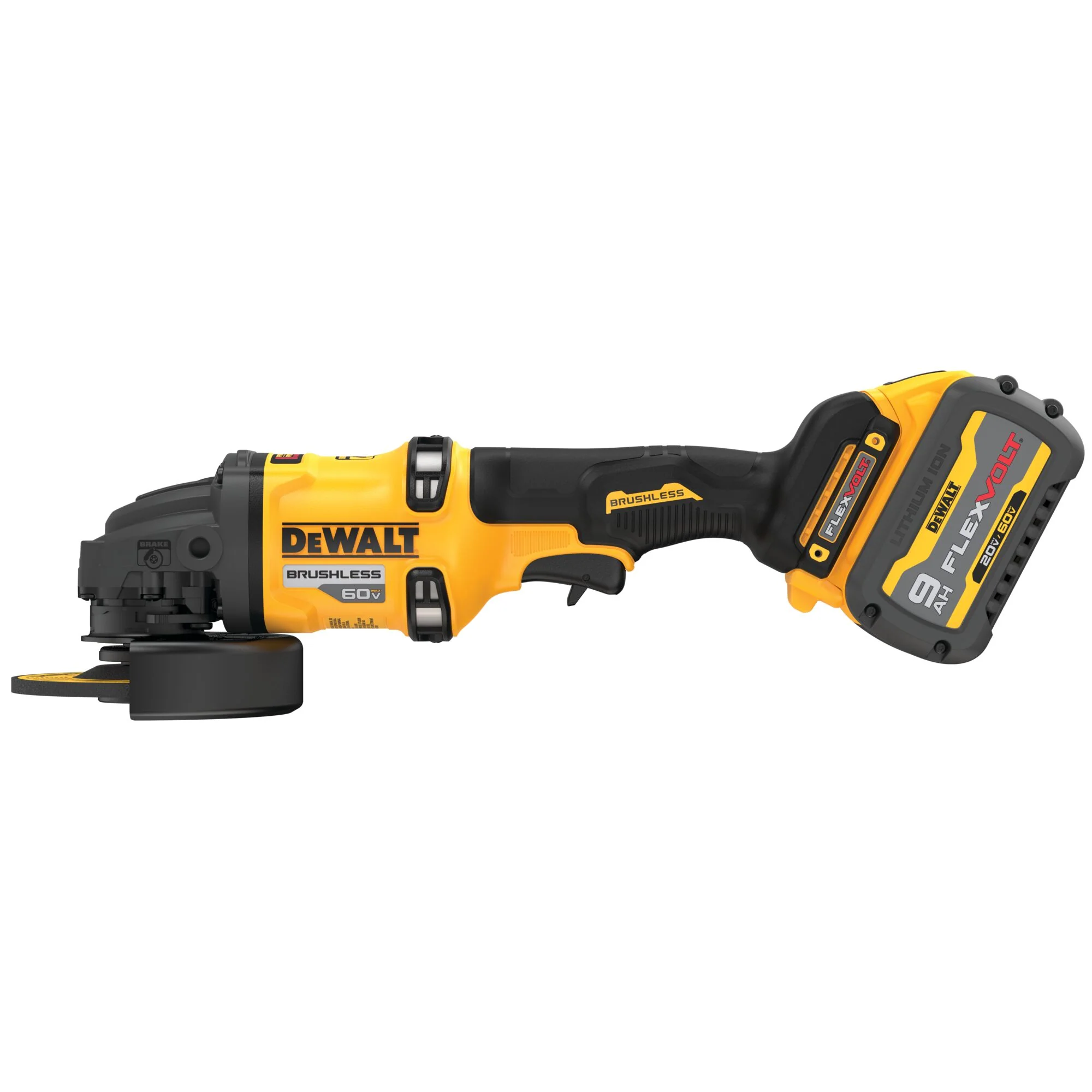 DeWalt 60V MAX FLEXVOLT 4-1/2" - 6" Angle Grinder Kit w/ 1 Battery - Image 4