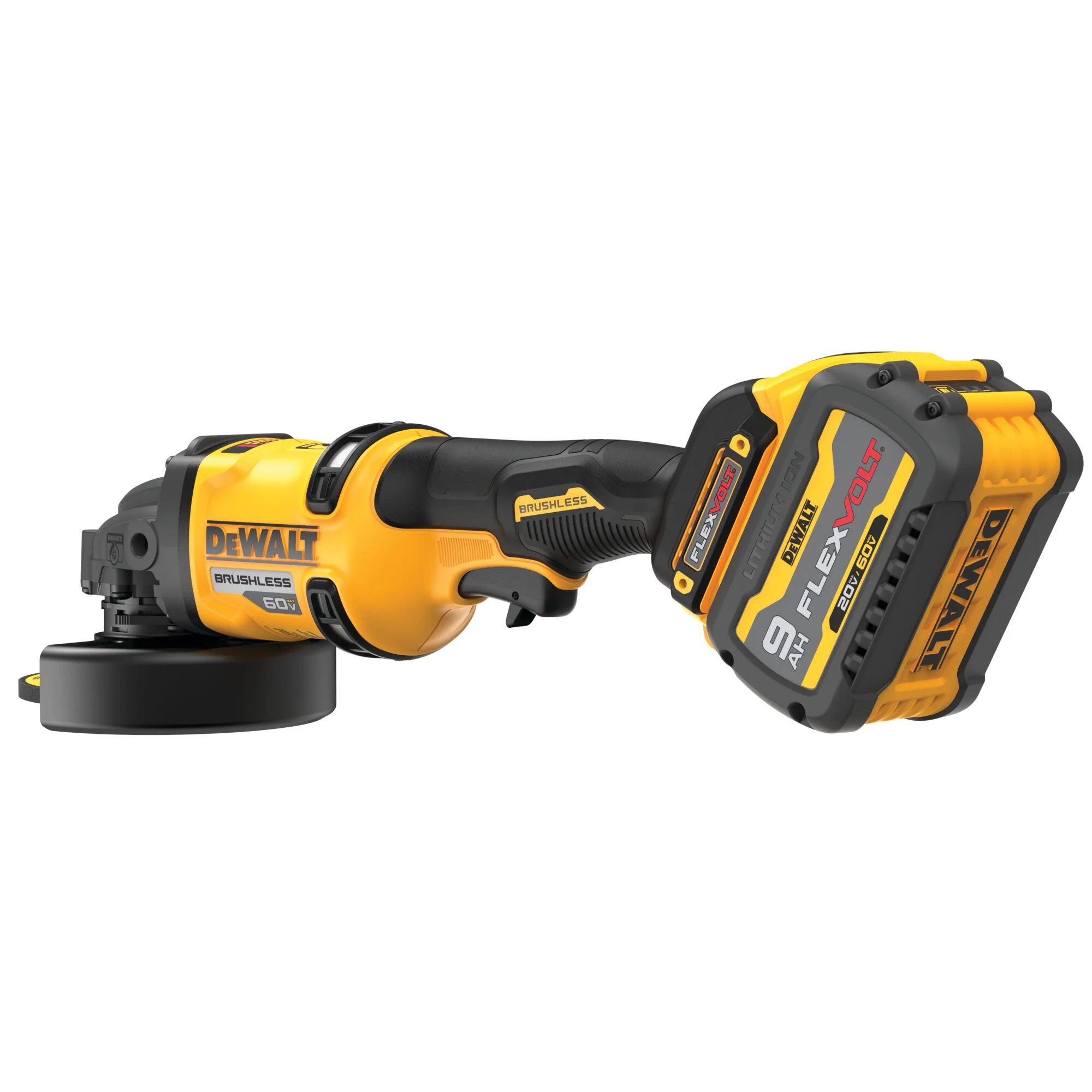 DeWalt 60V MAX FLEXVOLT® 4-1/2" - 6" Angle Grinder Kit w/ 2 Batteries - Image 3