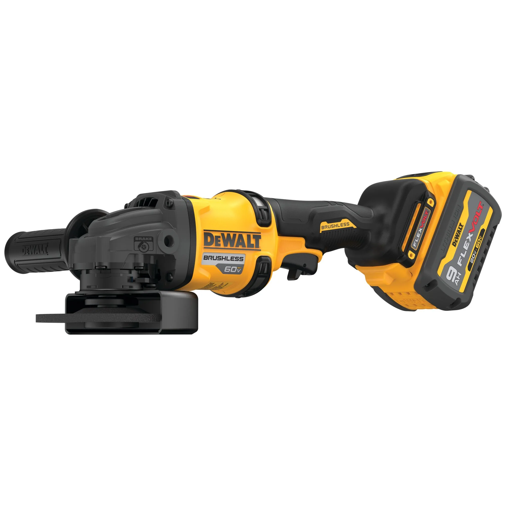 DeWalt 60V MAX FLEXVOLT® 4-1/2" - 6" Angle Grinder Kit w/ 2 Batteries - Image 4