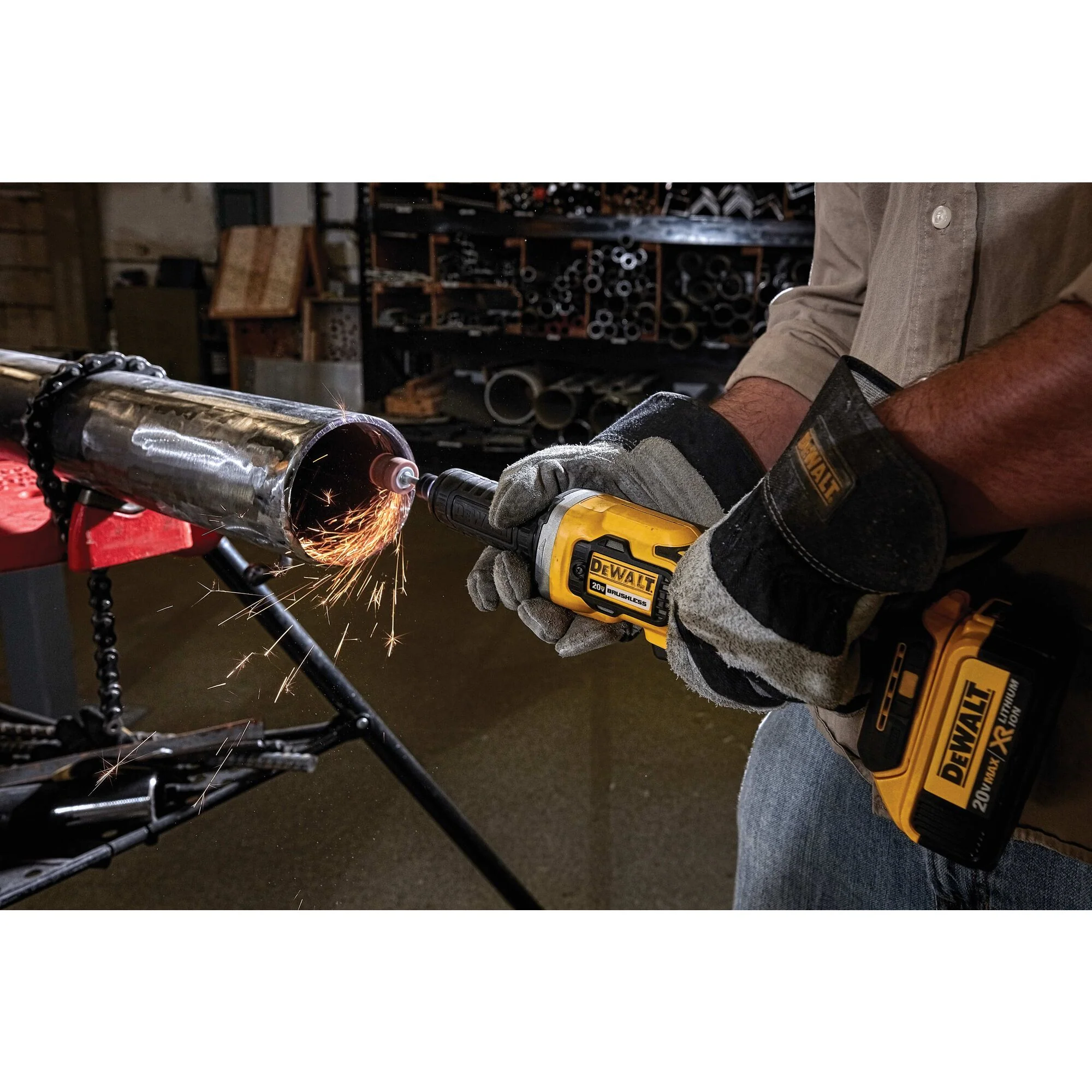 DeWalt 20V MAX XR® Brushless 1-1/2" Variable Speed Cordless Die Grinder Kit - Image 9