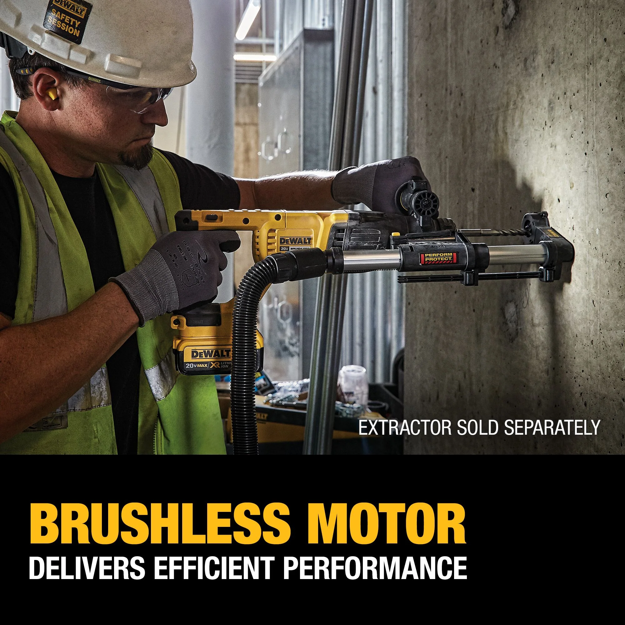 DeWalt 20V MAX 1" Brushless SDS Plus D-Handle Rotary Hammer Kit - Image 20
