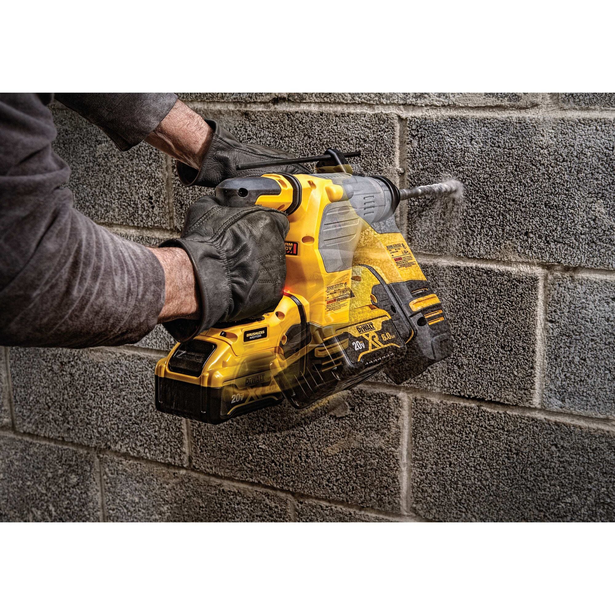 DeWalt DCH293R2 20V MAX XR® 1-1/8" Brushless SDS Plus L-Shape Rotary Hammer Kit - Image 11