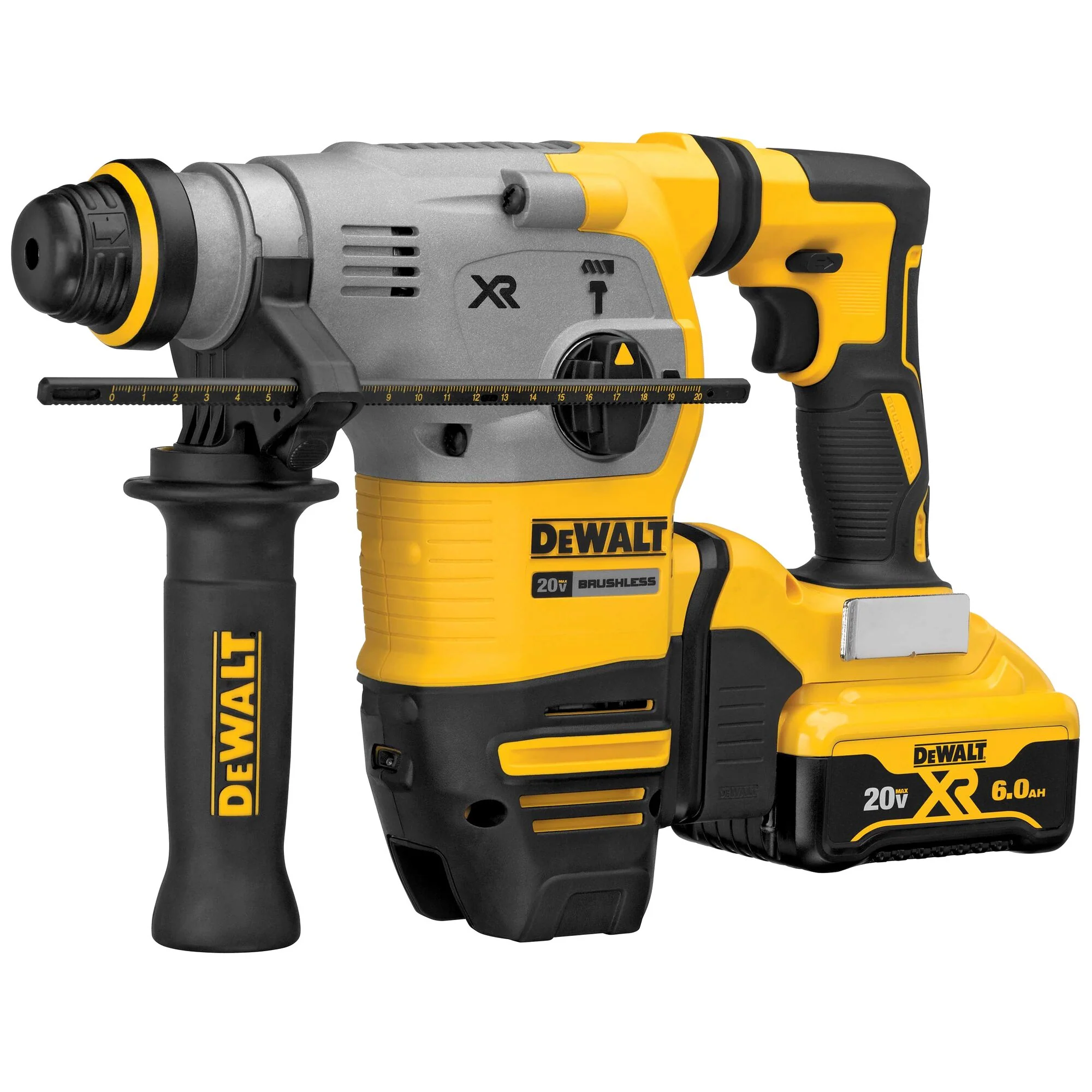 DeWalt DCH293R2 20V MAX XR® 1-1/8" Brushless SDS Plus L-Shape Rotary Hammer Kit - Image 2