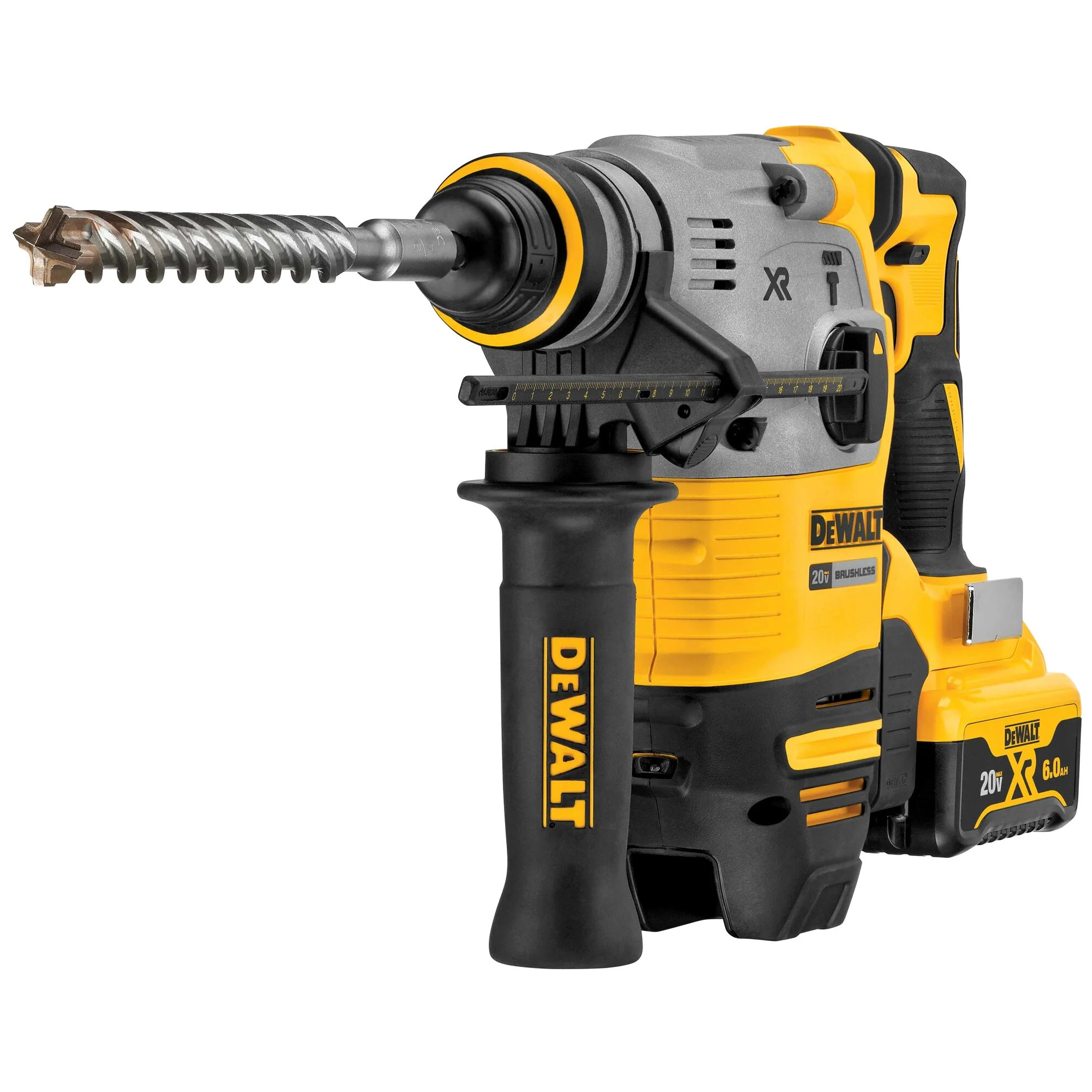 DeWalt DCH293R2 20V MAX XR® 1-1/8" Brushless SDS Plus L-Shape Rotary Hammer Kit - Image 5