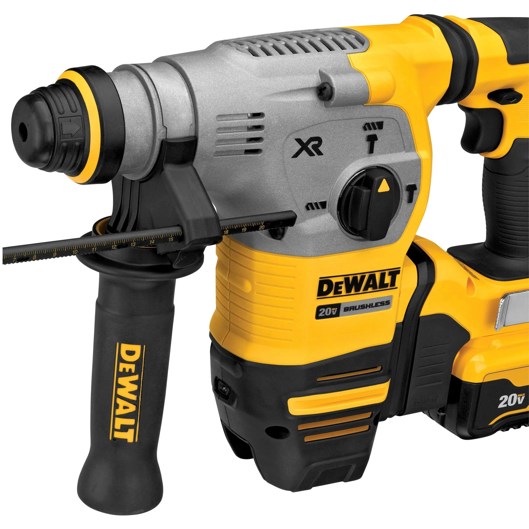 DeWalt DCH293R2 20V MAX XR® 1-1/8" Brushless SDS Plus L-Shape Rotary Hammer Kit - Image 6