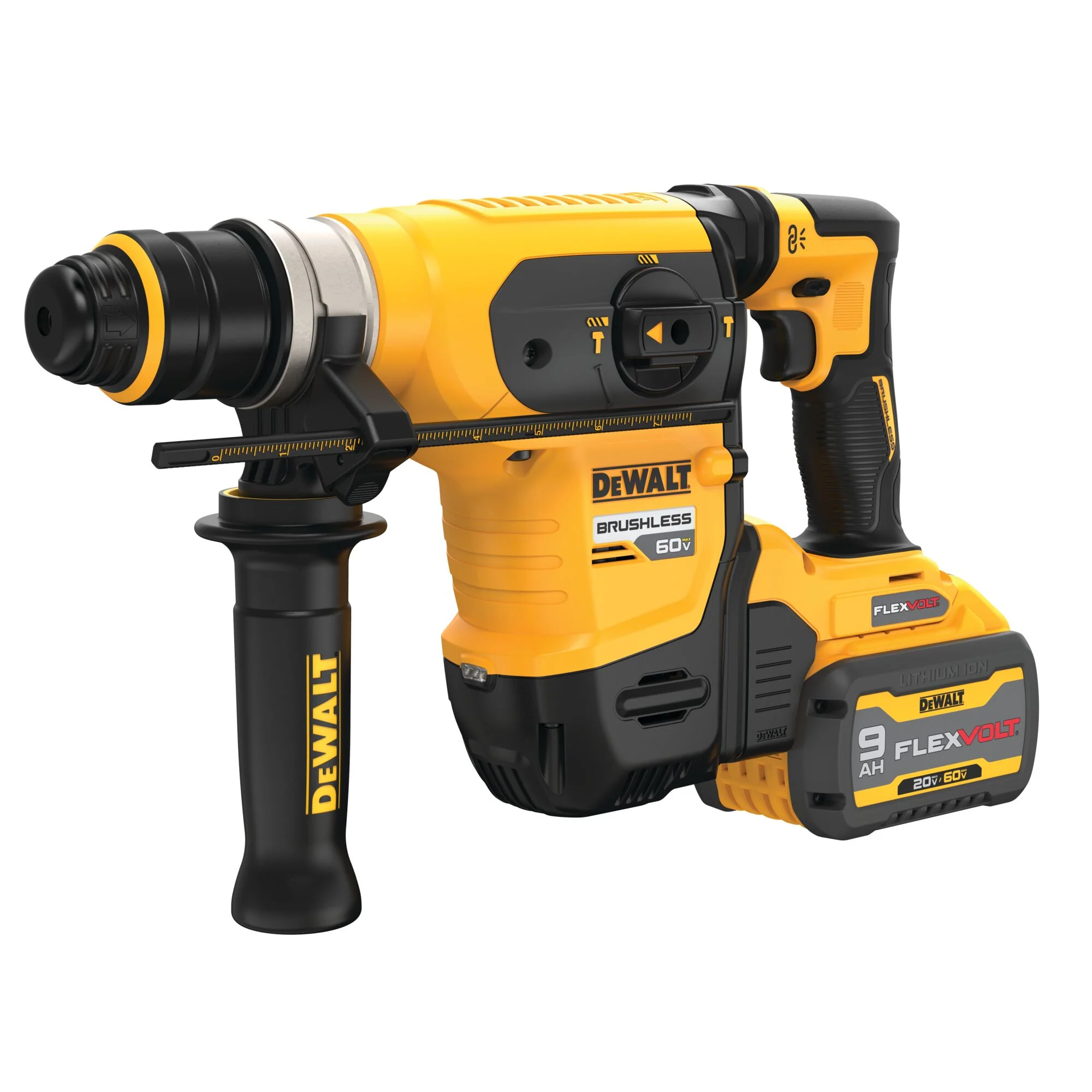 DeWalt 60V MAX 1-1/4" Brushless SDS Plus Rotary Hammer Kit - Image 2