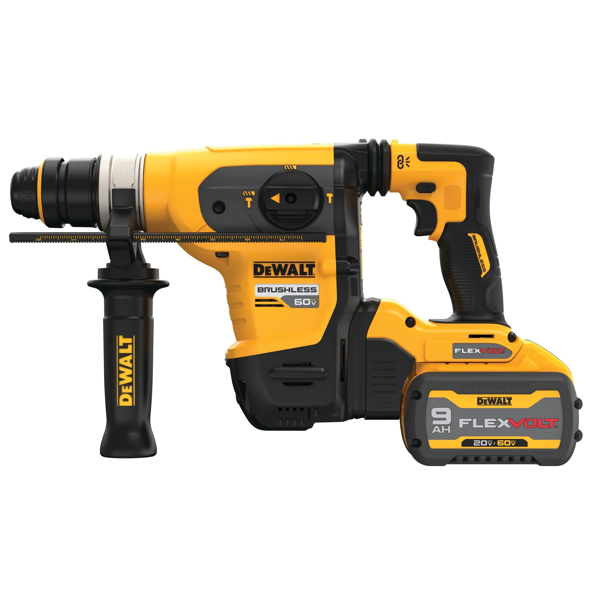 DeWalt 60V MAX 1-1/4" Brushless SDS Plus Rotary Hammer Kit - Image 3