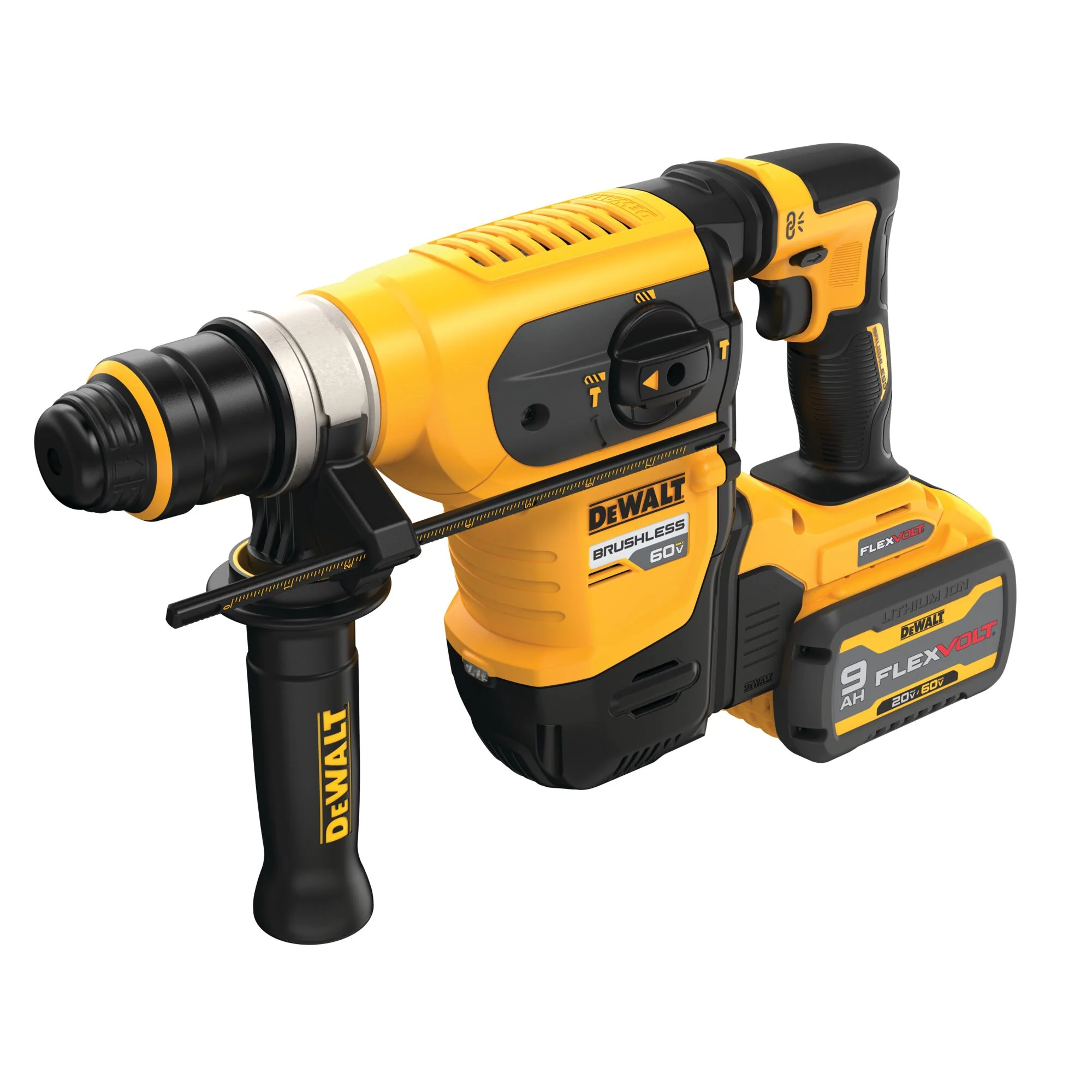 DeWalt 60V MAX 1-1/4" Brushless SDS Plus Rotary Hammer Kit - Image 4