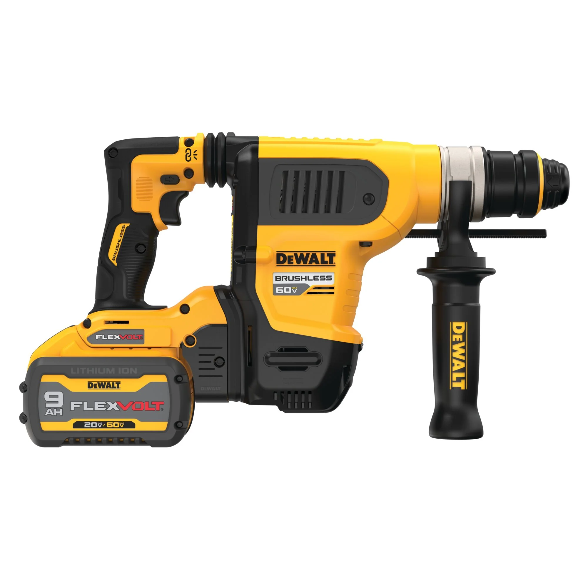 DeWalt 60V MAX 1-1/4" Brushless SDS Plus Rotary Hammer Kit - Image 5