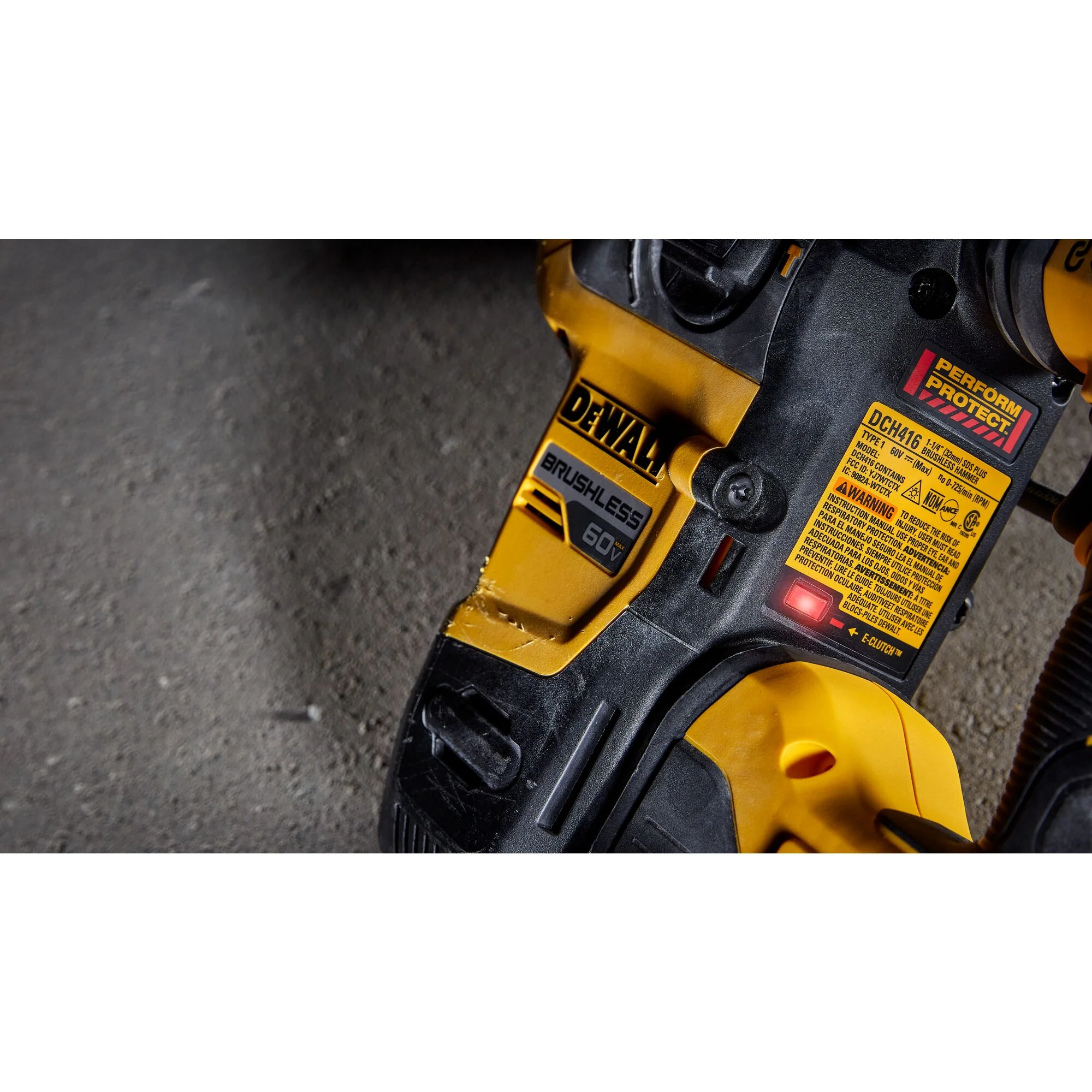 DeWalt 60V MAX 1-1/4" Brushless SDS Plus Rotary Hammer Kit - Image 7