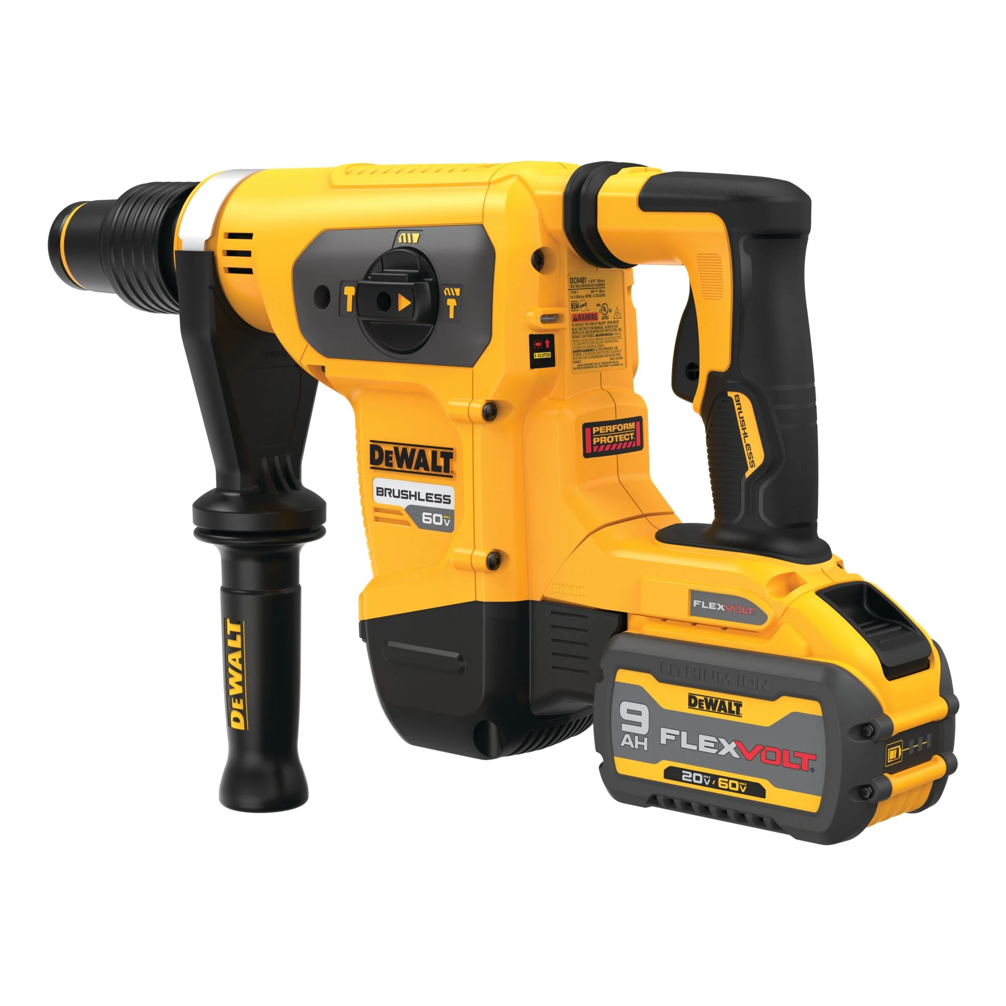 DeWalt 60V MAX 1-9/16" Brushless SDS MAX Combination Rotary Hammer Kit - Image 5
