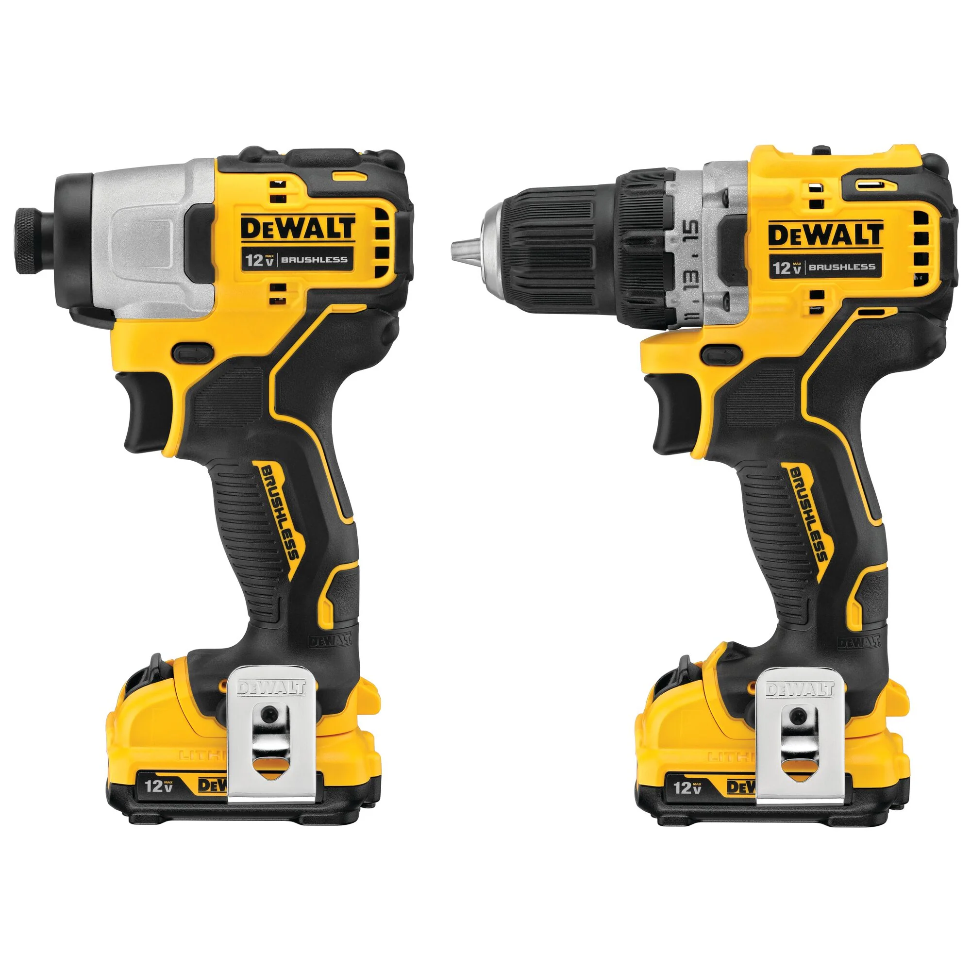 DeWalt XTREME 12V MAX Brushless Cordless Drill & Impact Driver Kit - Image 2